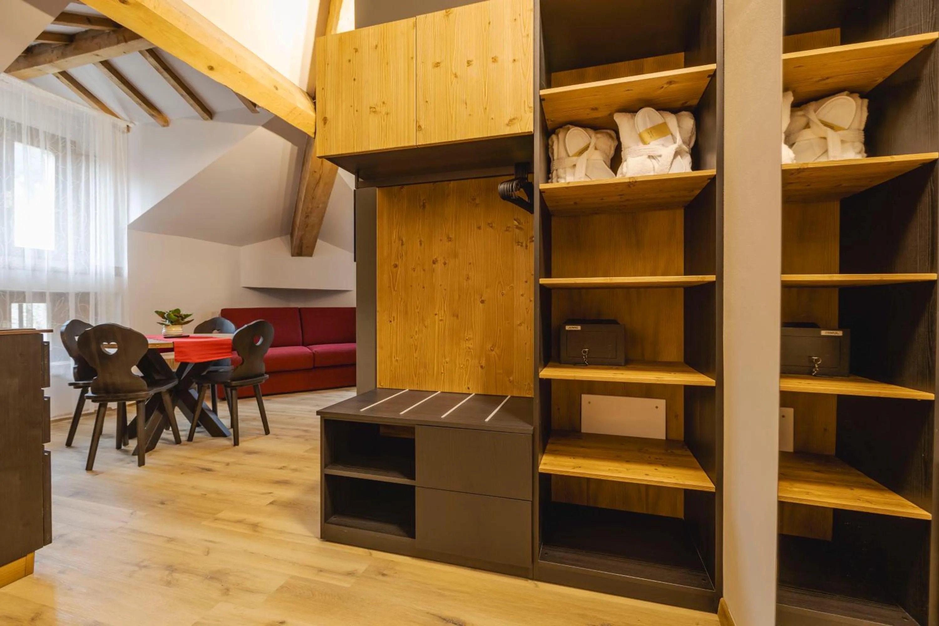 Living room in Granduca Mountain Wellness Apartments Campigna