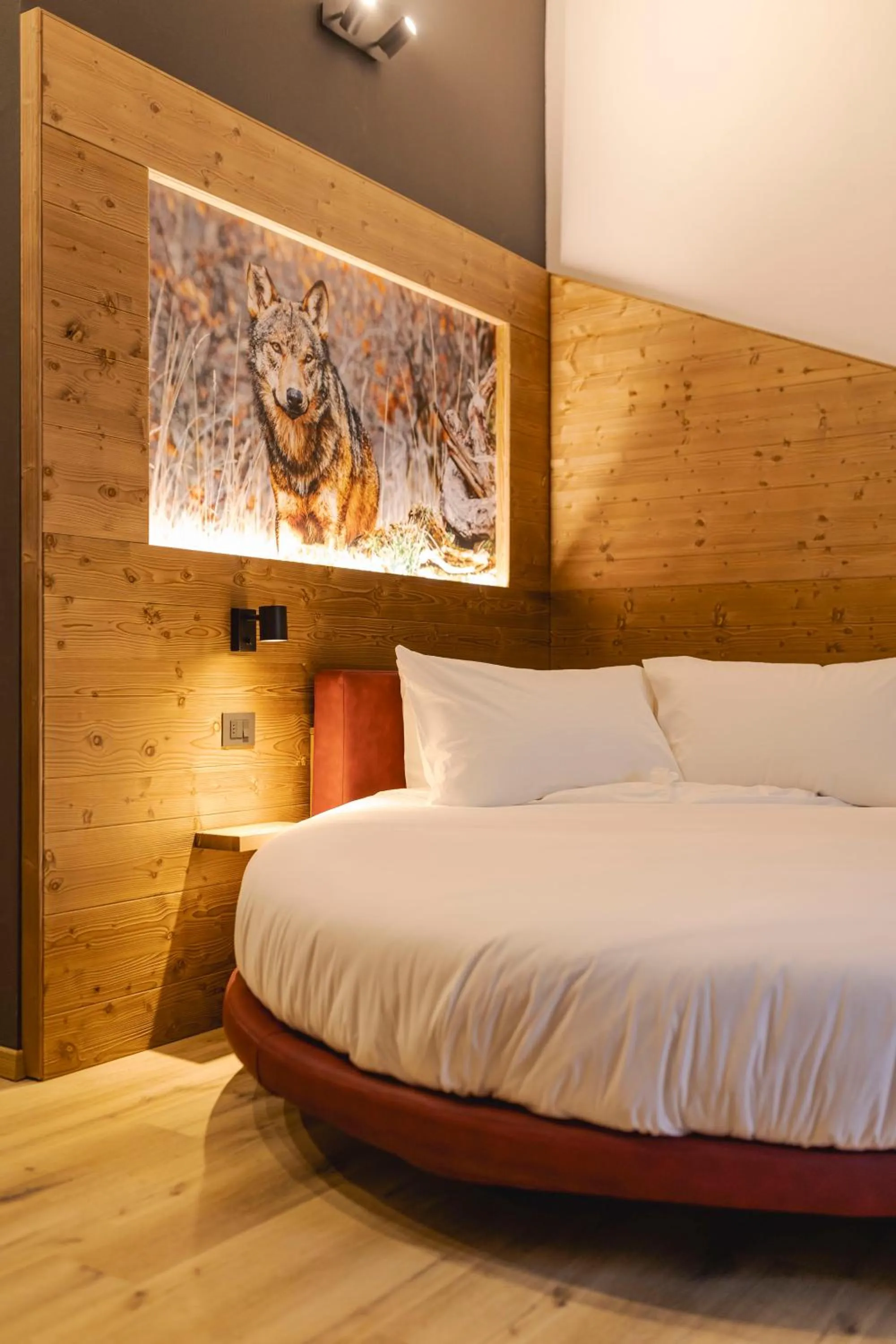 Bed in Granduca Mountain Wellness Apartments Campigna