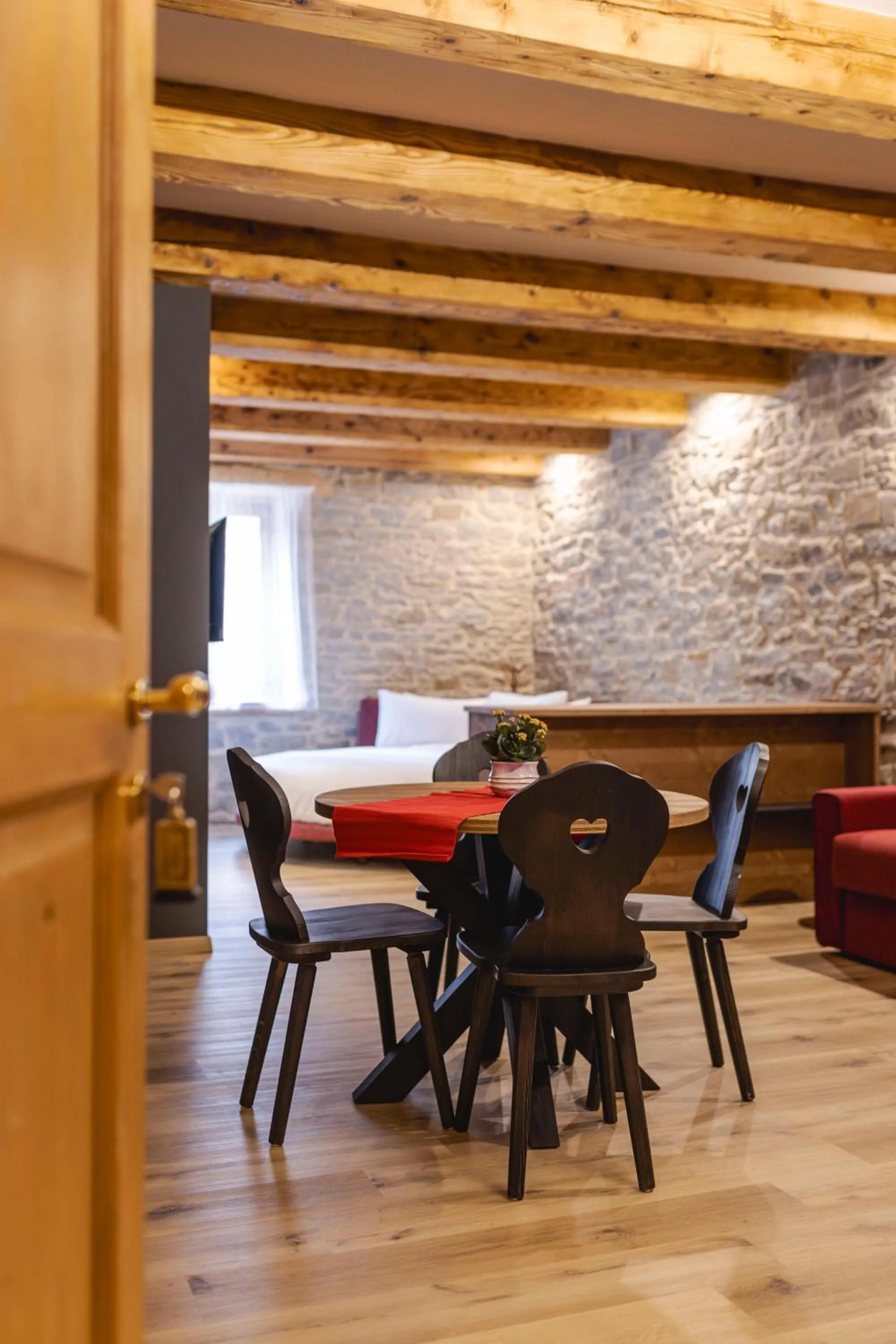 Living room in Granduca Mountain Wellness Apartments Campigna