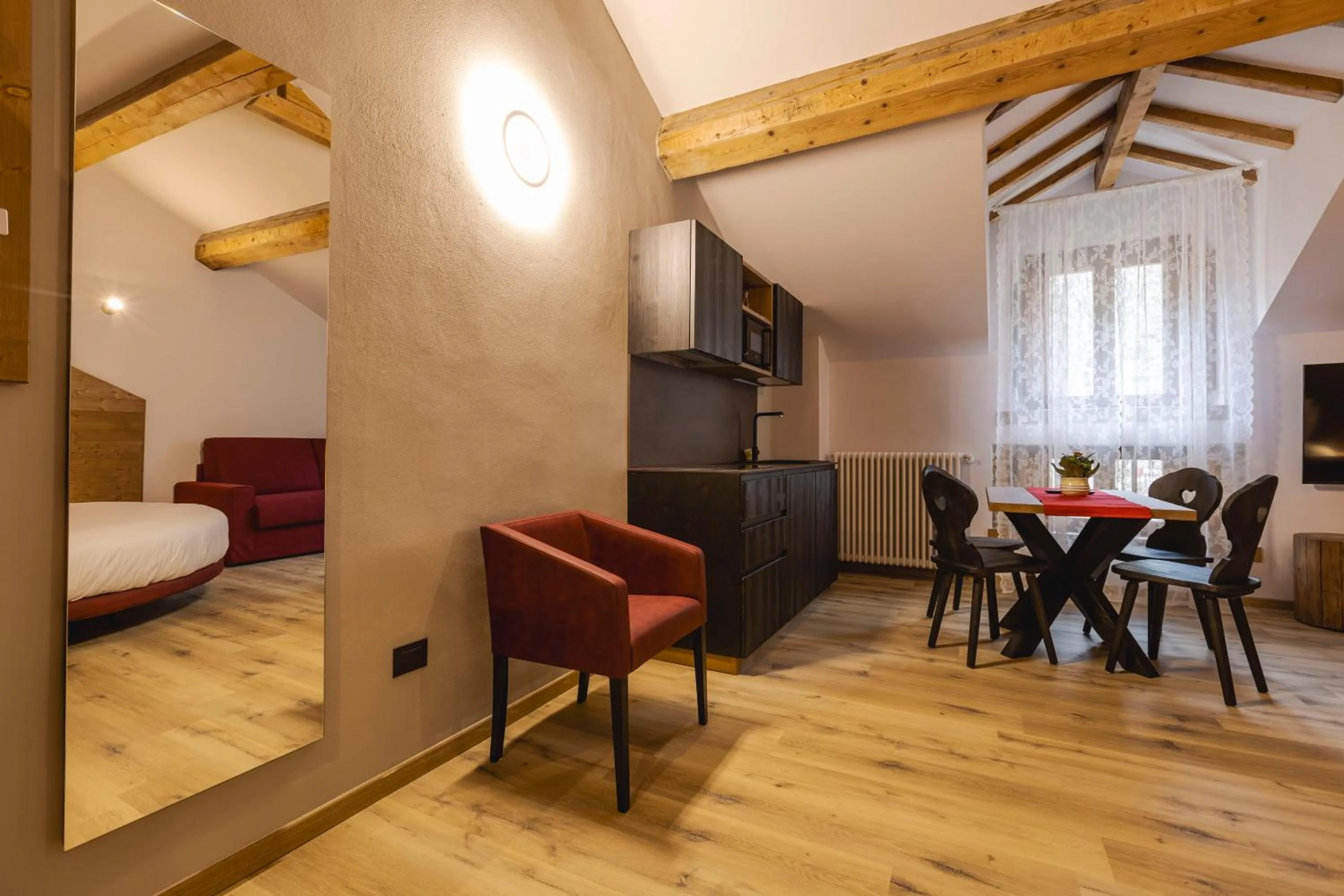 Living room in Granduca Mountain Wellness Apartments Campigna