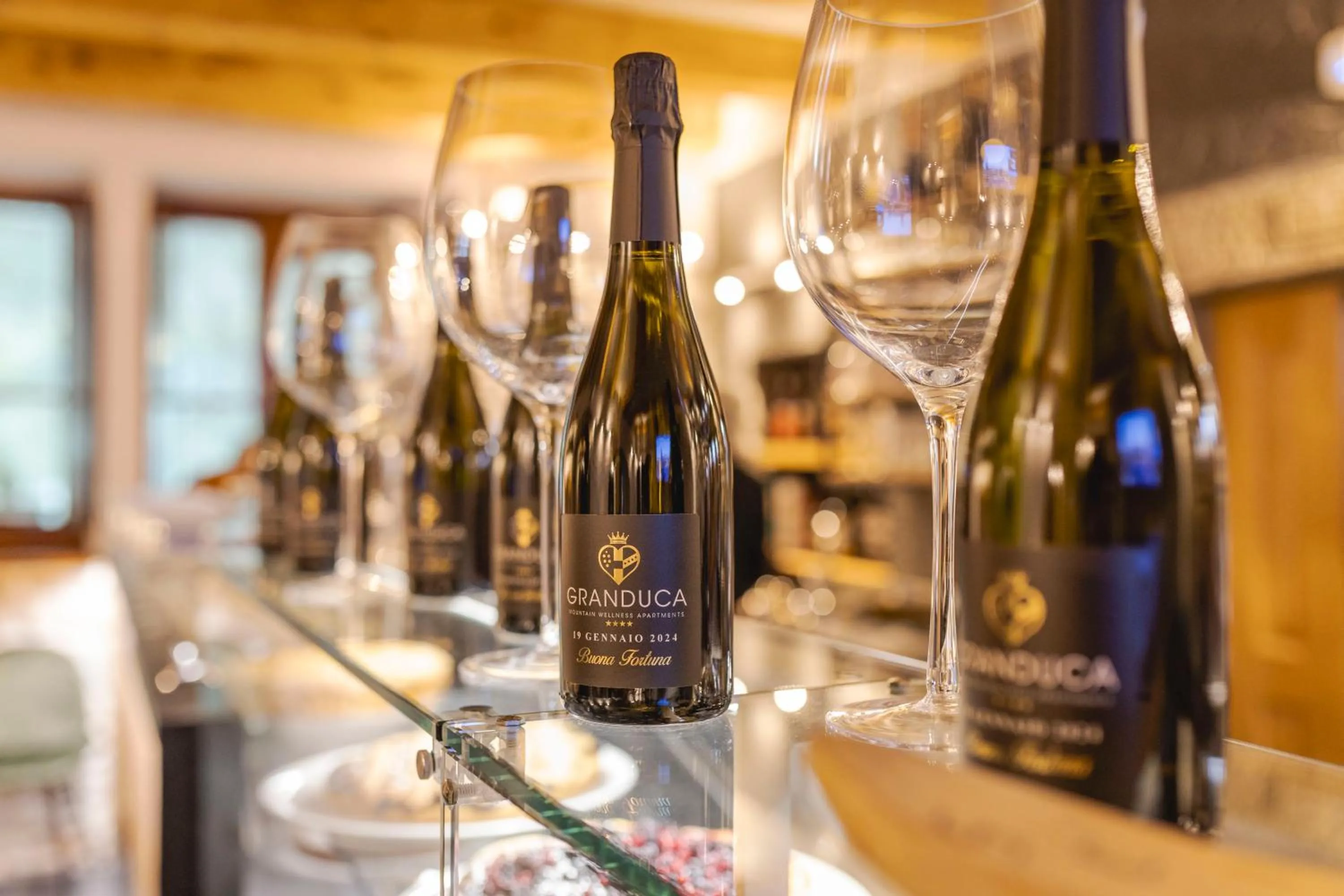 Lounge or bar in Granduca Mountain Wellness Apartments Campigna