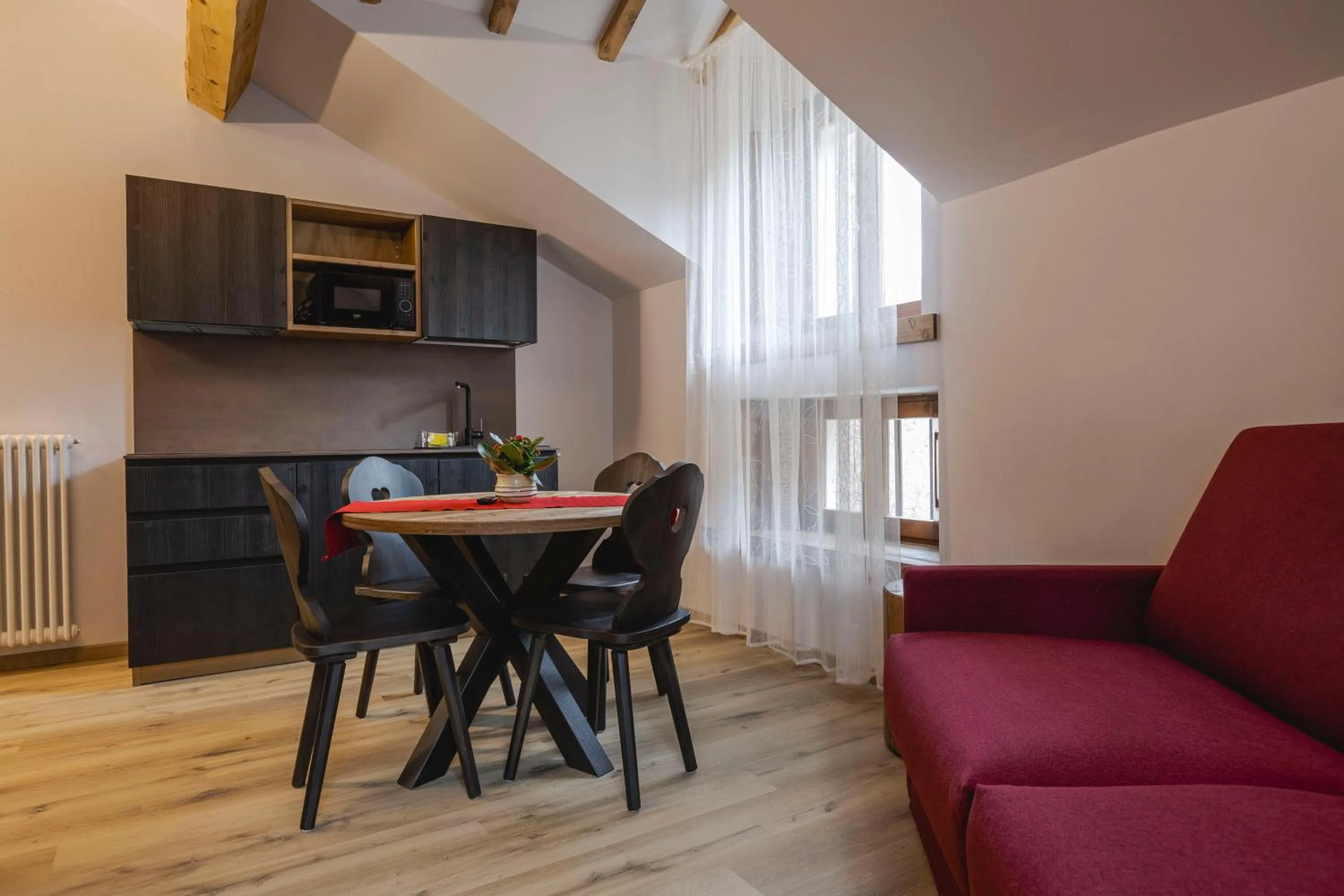 Kitchen or kitchenette in Granduca Mountain Wellness Apartments Campigna