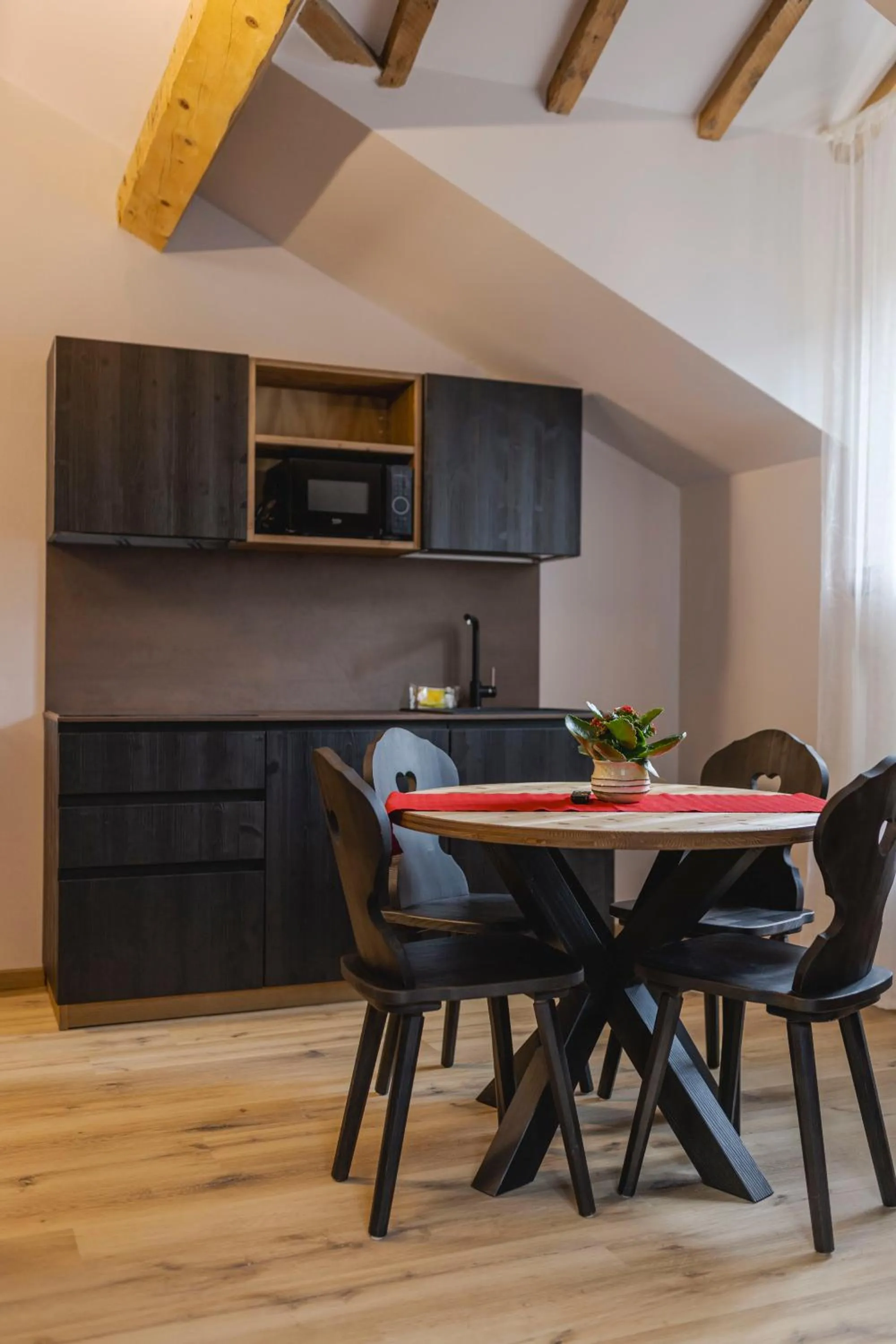 Kitchen or kitchenette in Granduca Mountain Wellness Apartments Campigna