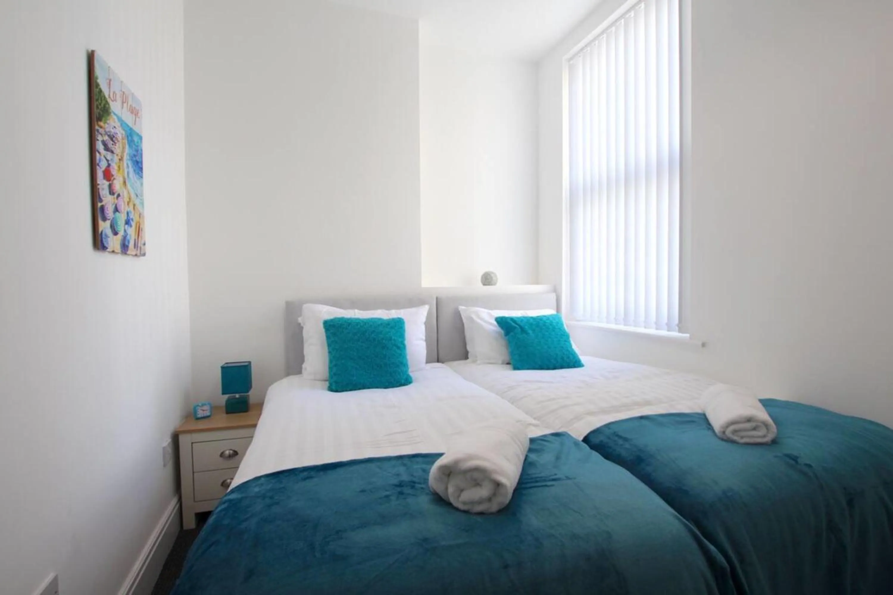 Bedroom, Bed in Coast Accommodation Station Road Apartments
