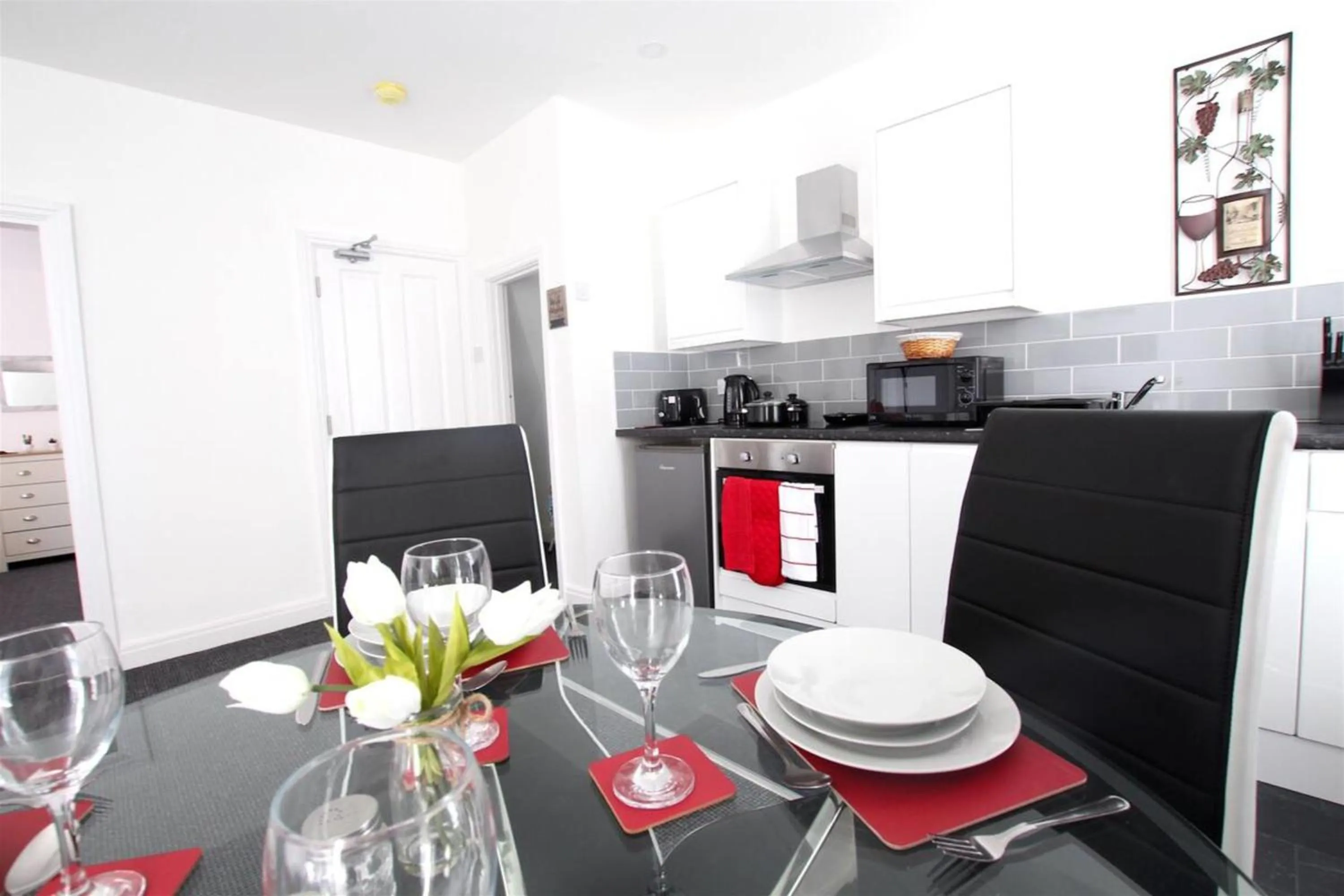 Kitchen or kitchenette in Coast Accommodation Station Road Apartments