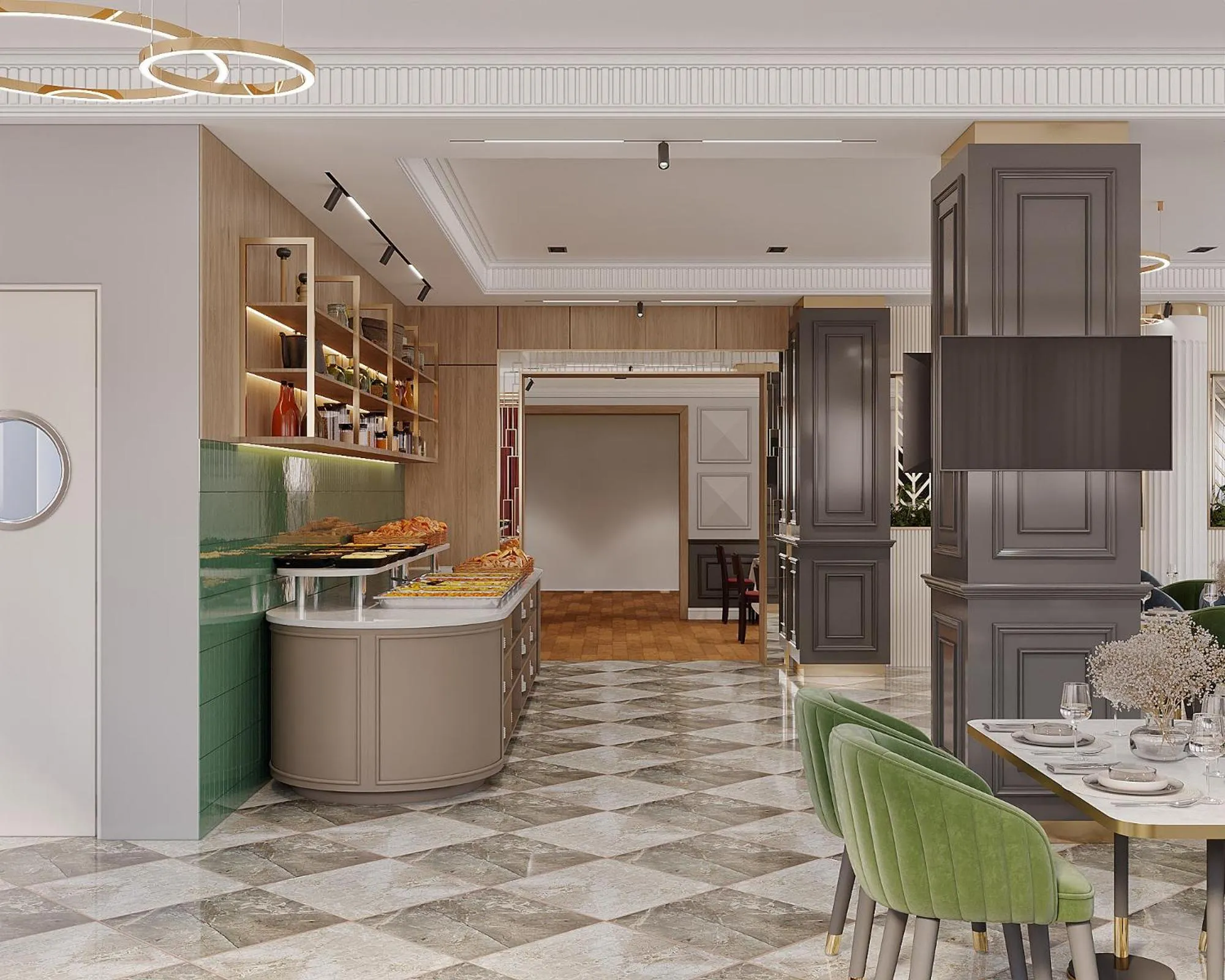 Restaurant/places to eat in Hotel 1946