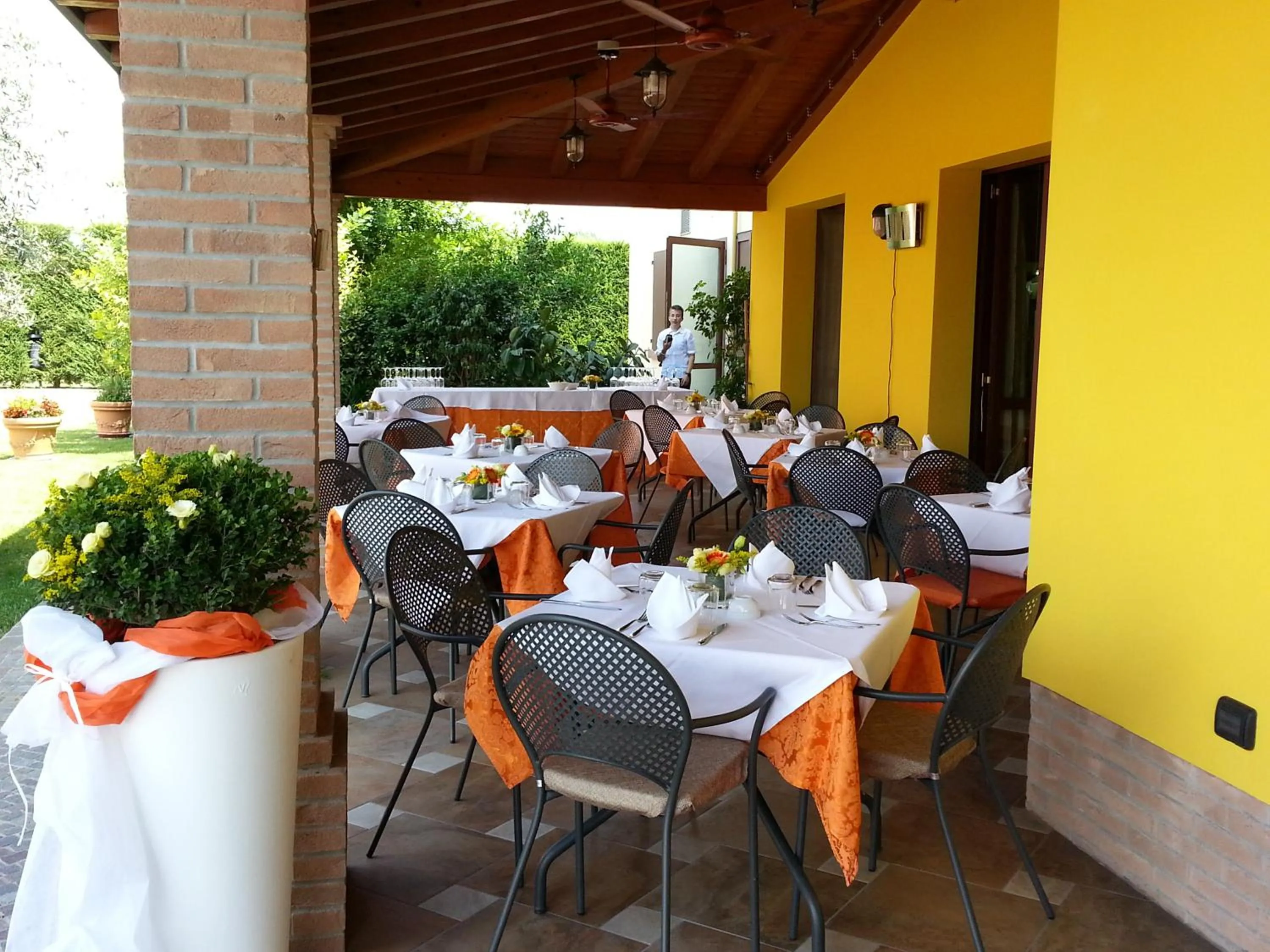 Patio in Hotel Tre Torri