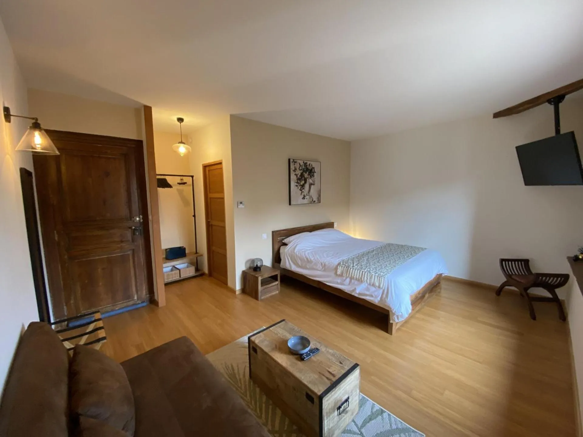 Bedroom, Bed in Aux Coteaux d'Aussac