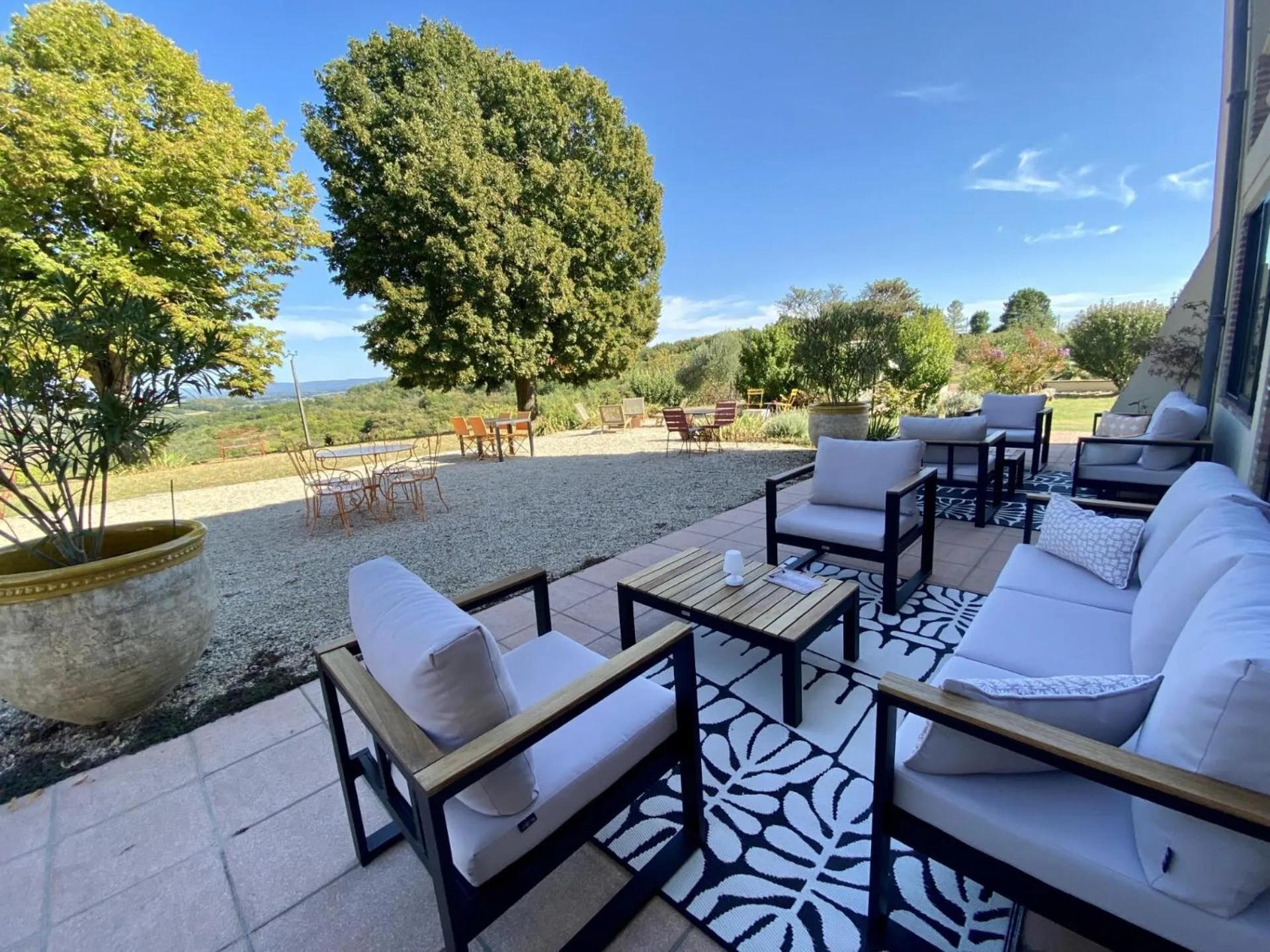 Living room in Aux Coteaux d'Aussac