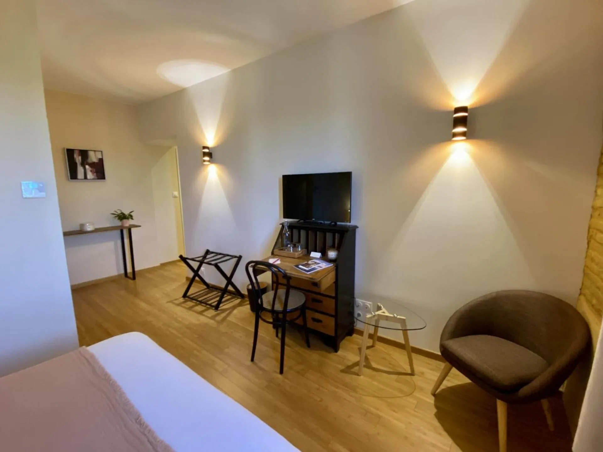 Bedroom, Bed in Aux Coteaux d'Aussac