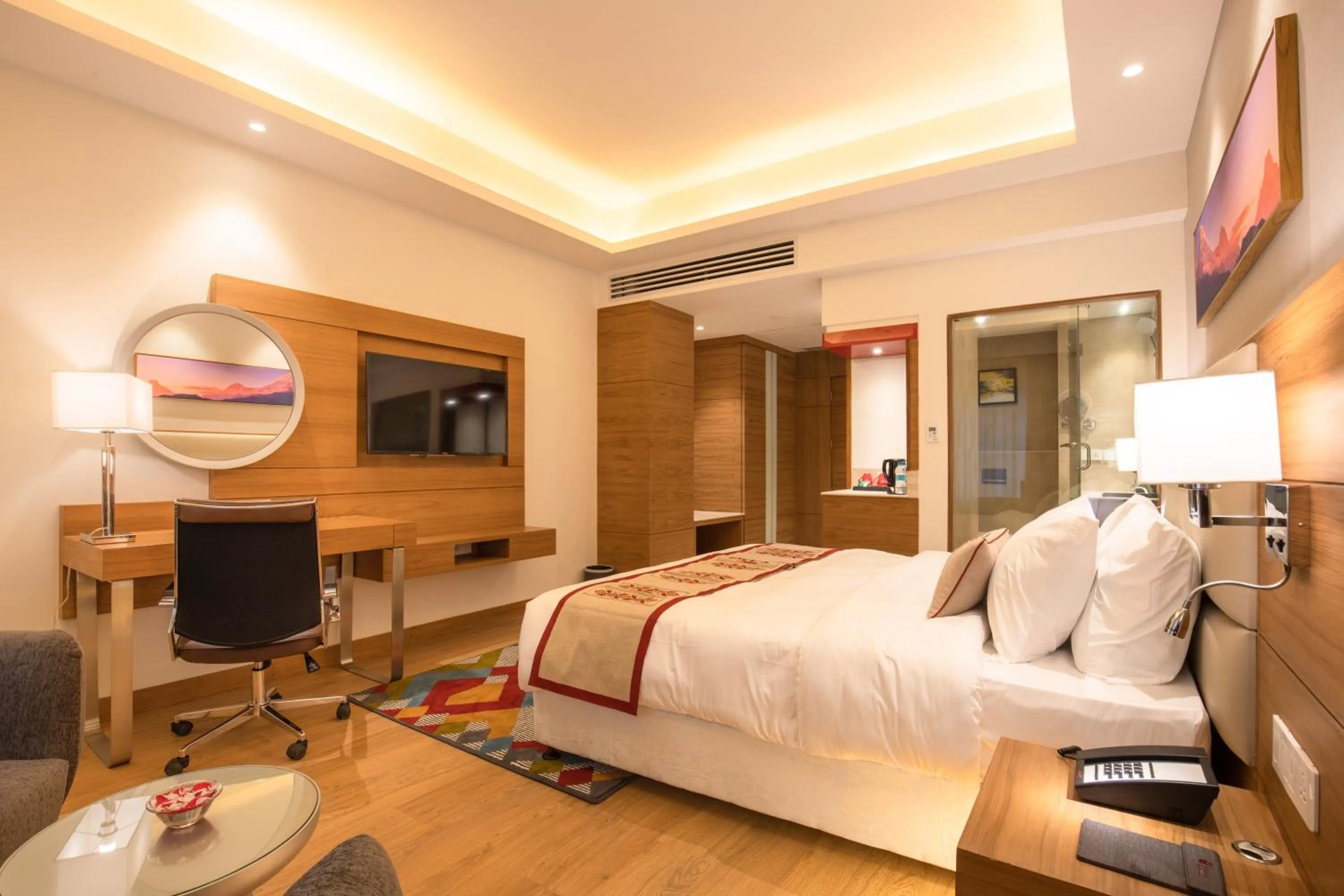 Photo of the whole room, Bed in Ramada Encore by Wyndham Kathmandu Thamel