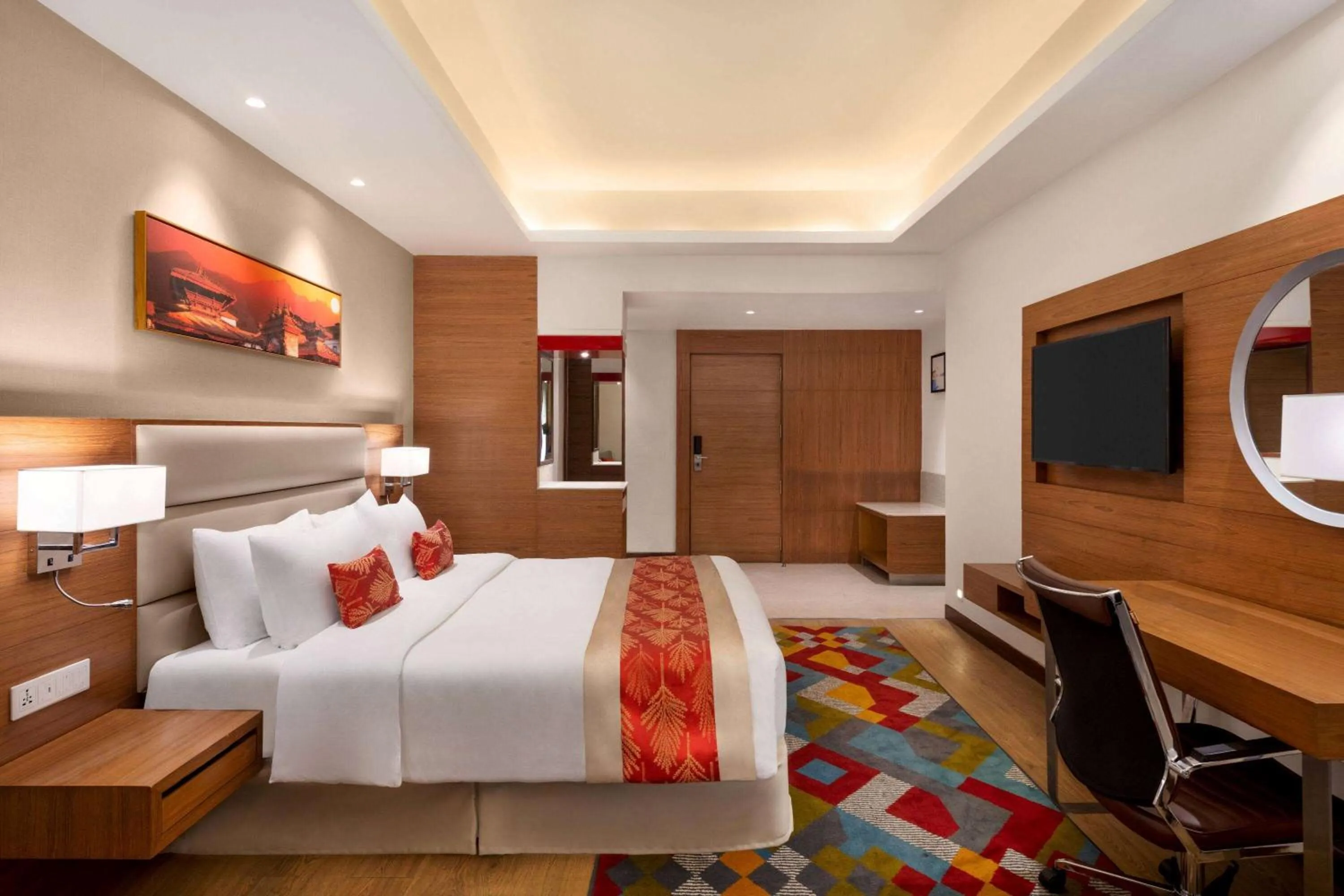 Bedroom, Bed in Ramada Encore by Wyndham Kathmandu Thamel