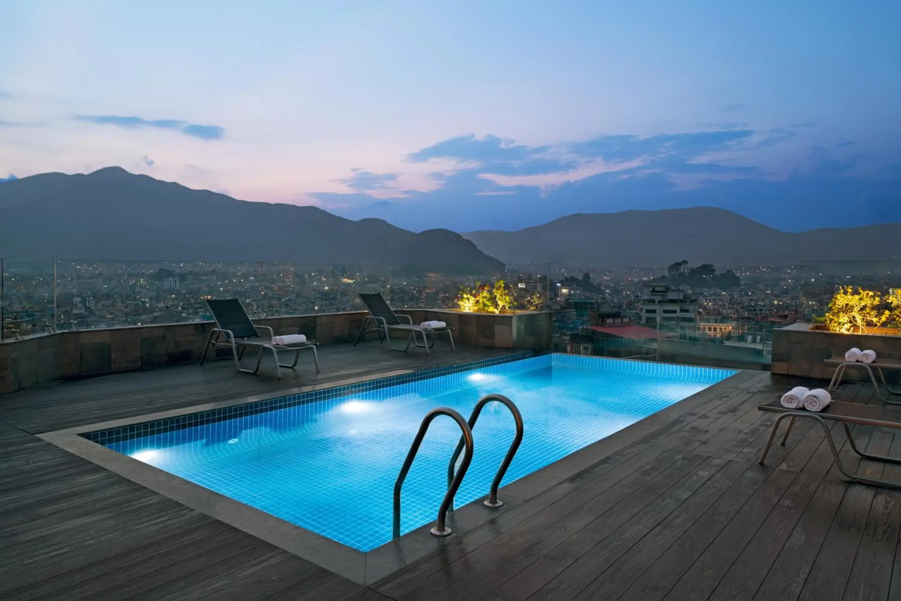 Swimming pool in Ramada Encore by Wyndham Kathmandu Thamel Swimming pool in Ramada Encore by Wyndham Kathmandu Thamel