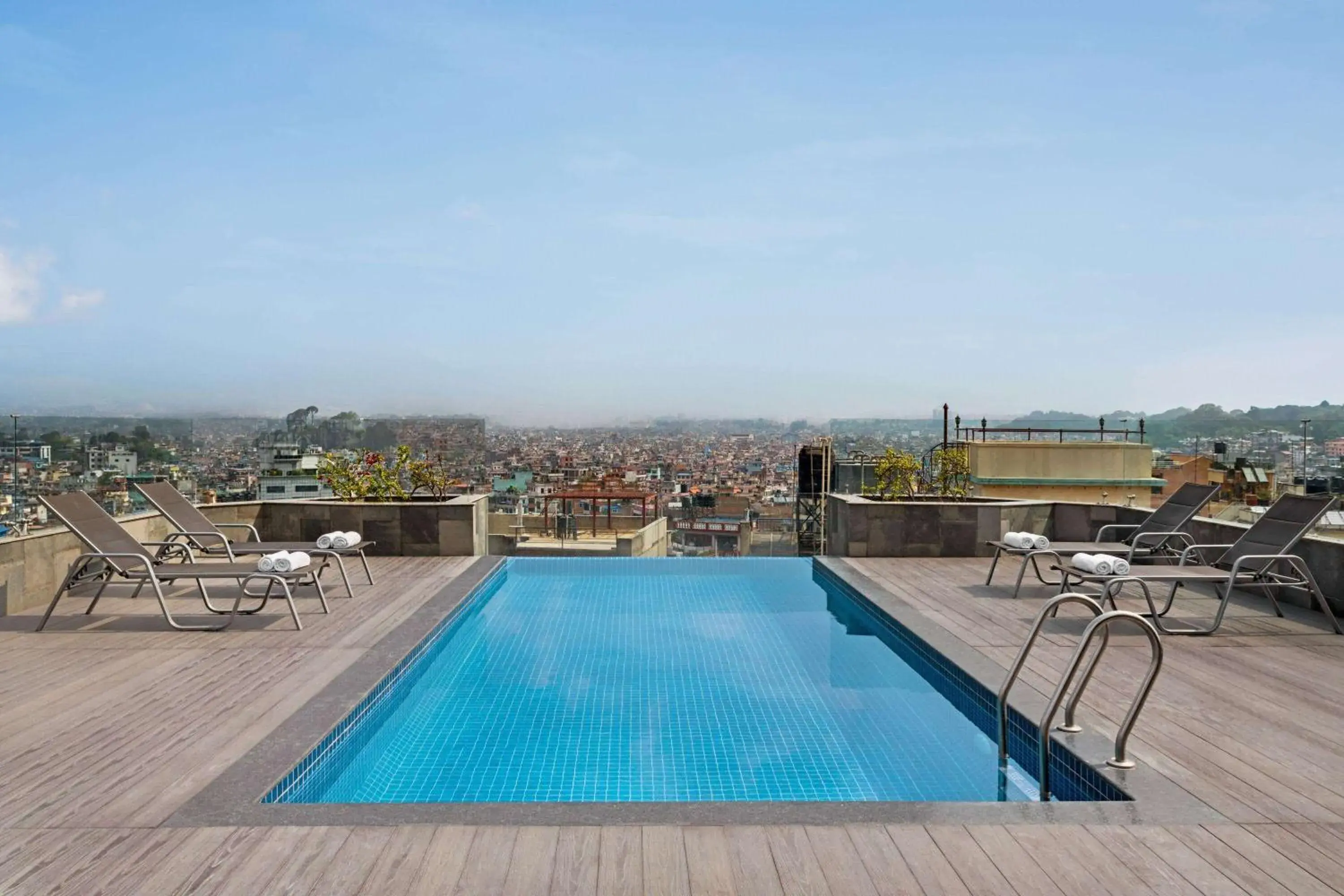 Pool view in Ramada Encore by Wyndham Kathmandu Thamel Pool view in Ramada Encore by Wyndham Kathmandu Thamel