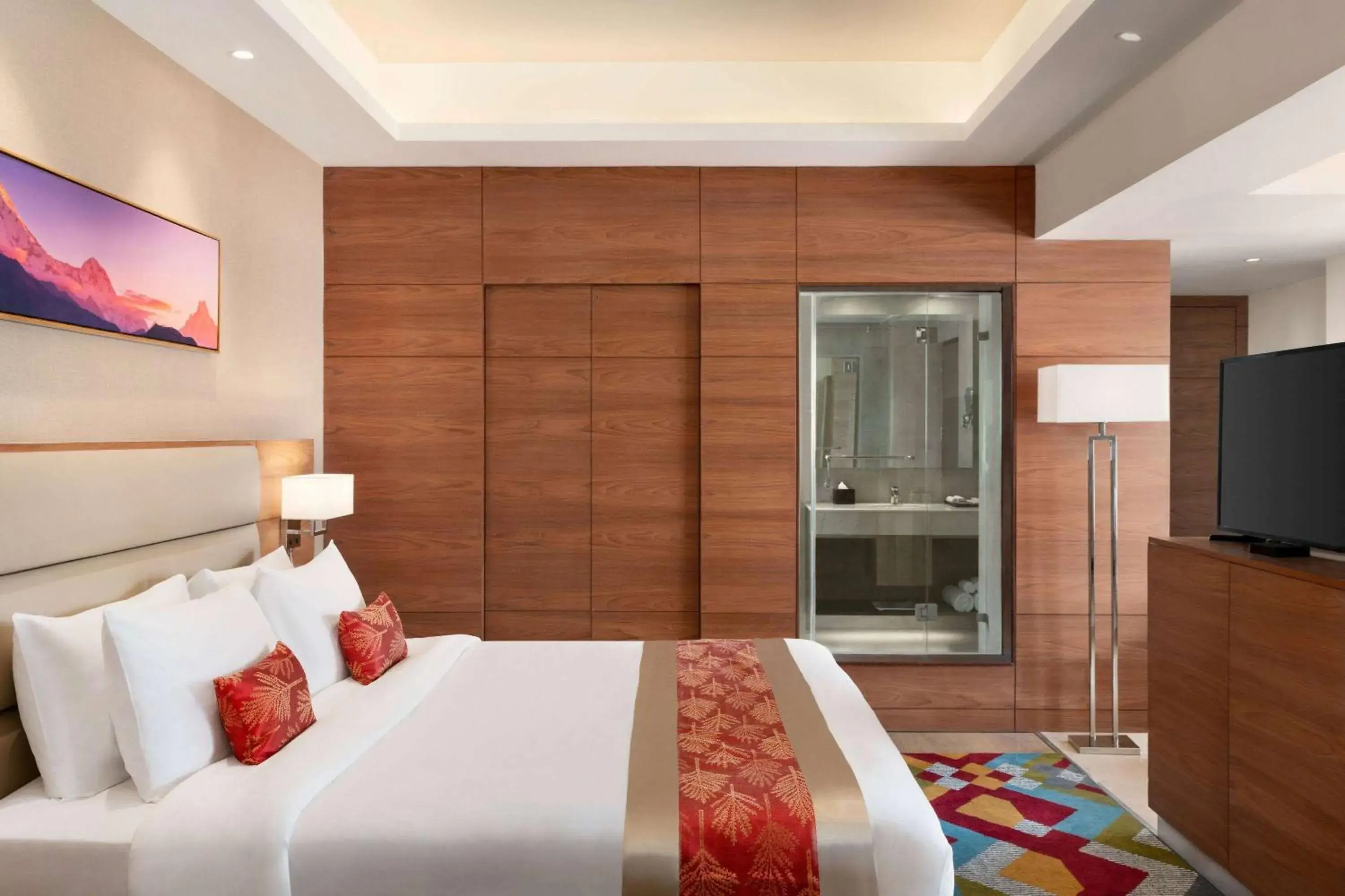 Bedroom, Bed in Ramada Encore by Wyndham Kathmandu Thamel Bedroom, Bed in Ramada Encore by Wyndham Kathmandu Thamel