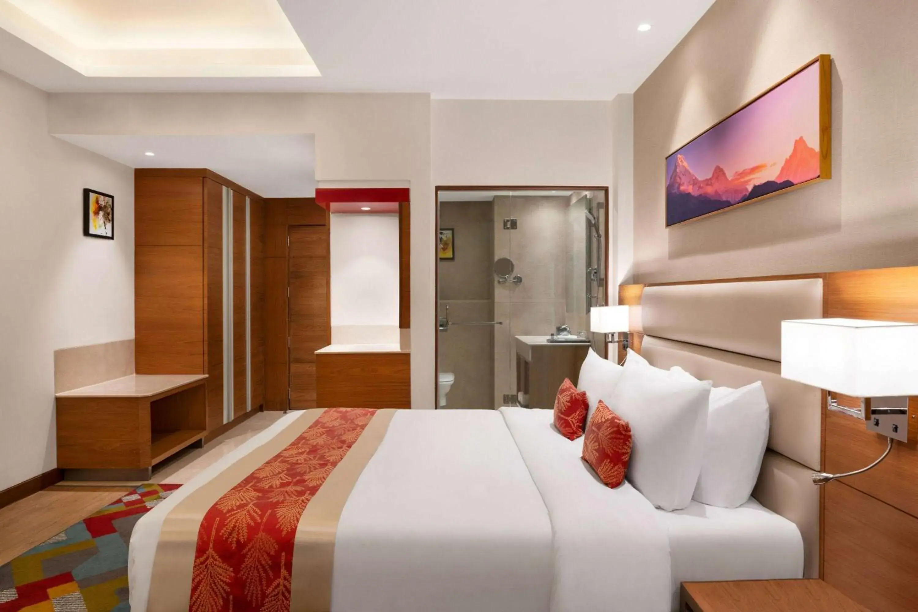 Bedroom, Bed in Ramada Encore by Wyndham Kathmandu Thamel Bedroom, Bed in Ramada Encore by Wyndham Kathmandu Thamel