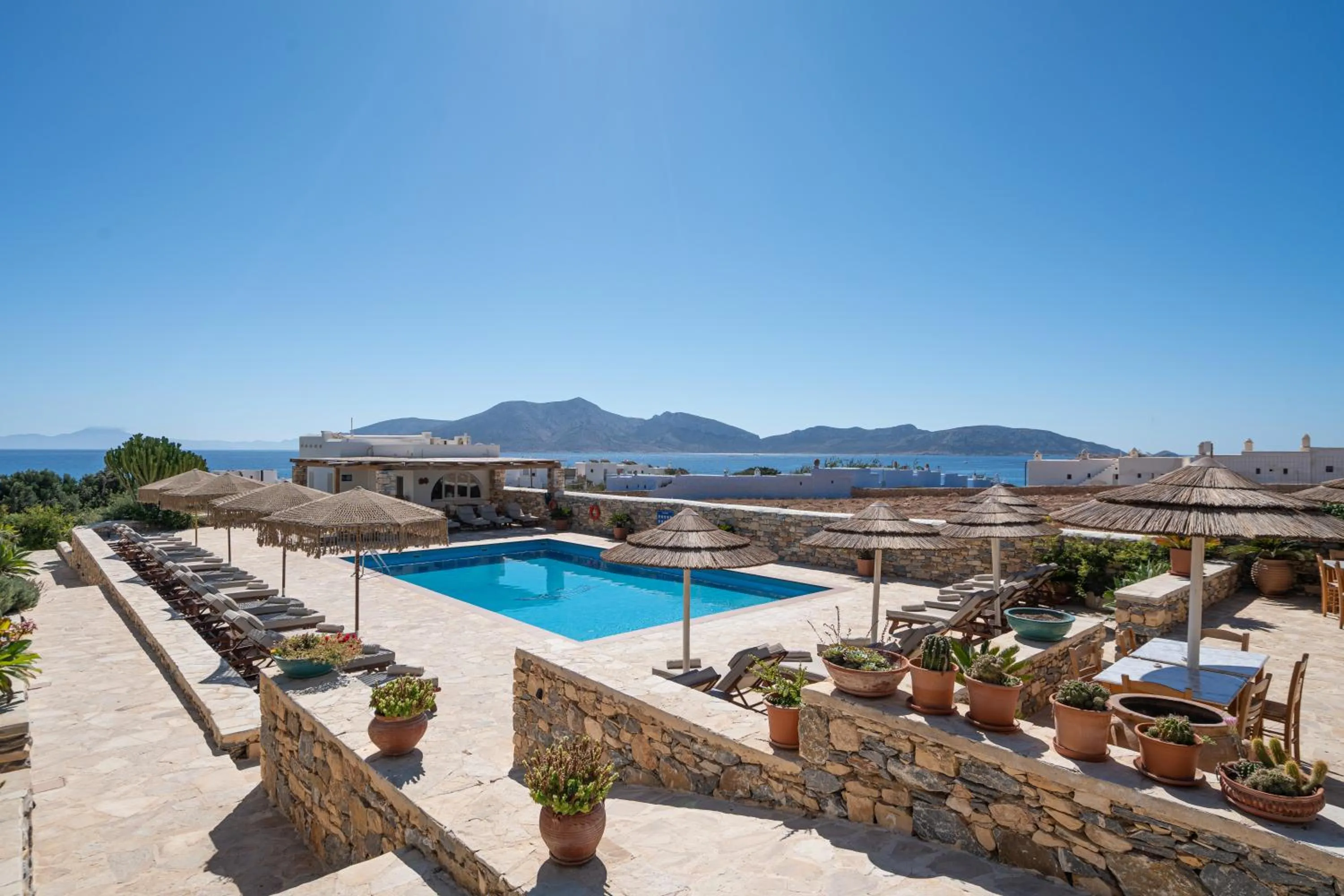 Swimming pool in Aeolos Hotel