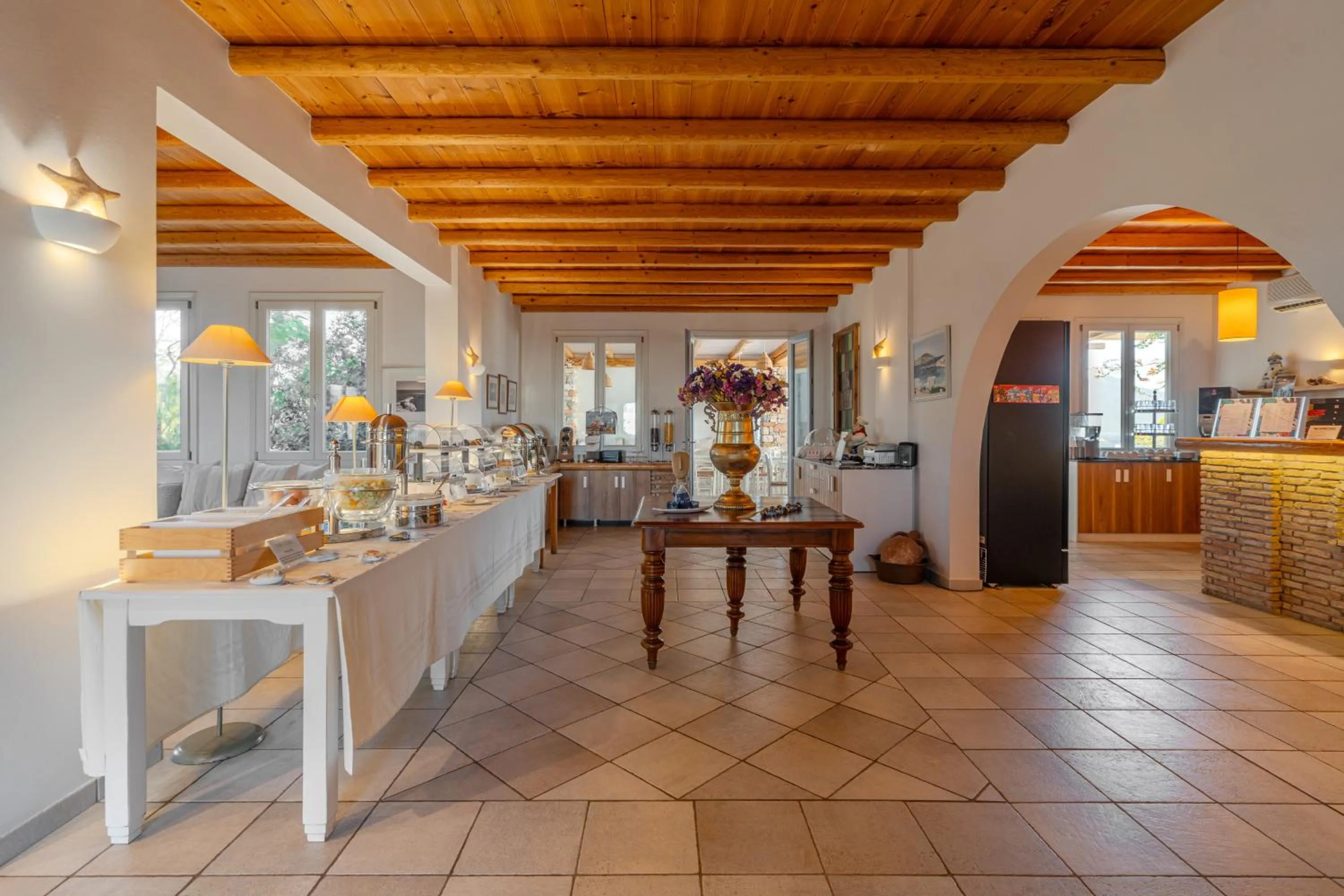 Continental breakfast in Aeolos Hotel