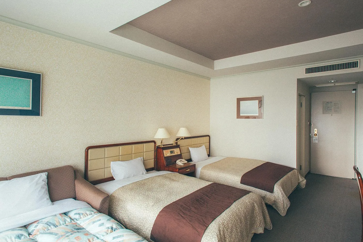 Bed in Kakegawa Grand Hotel