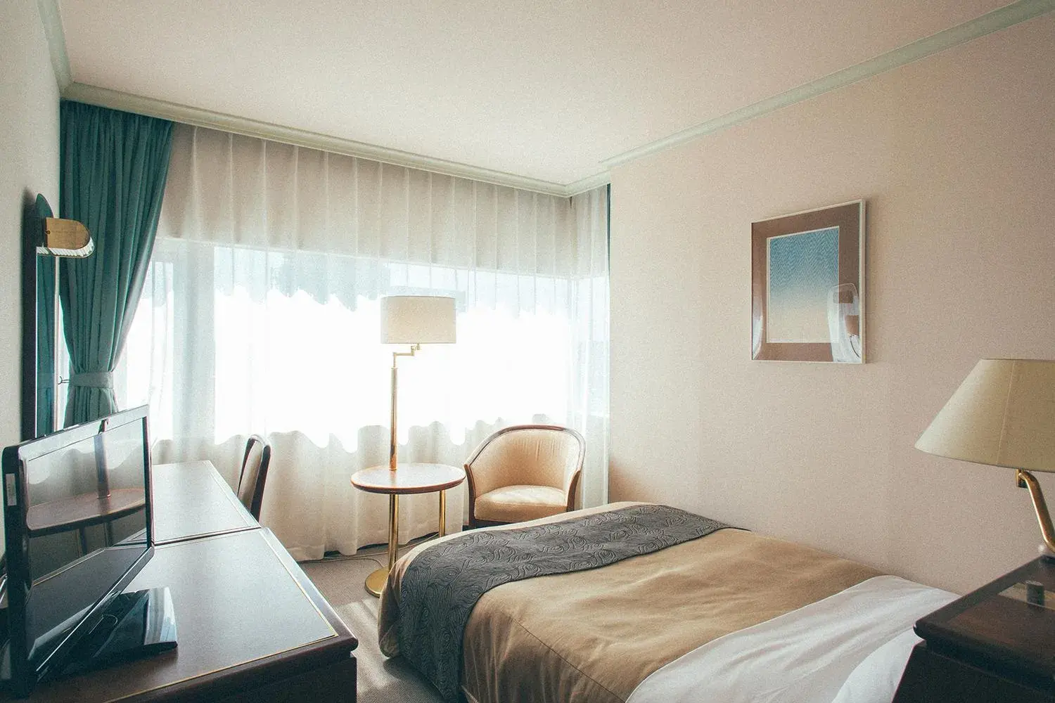 Bed in Kakegawa Grand Hotel Bed in Kakegawa Grand Hotel