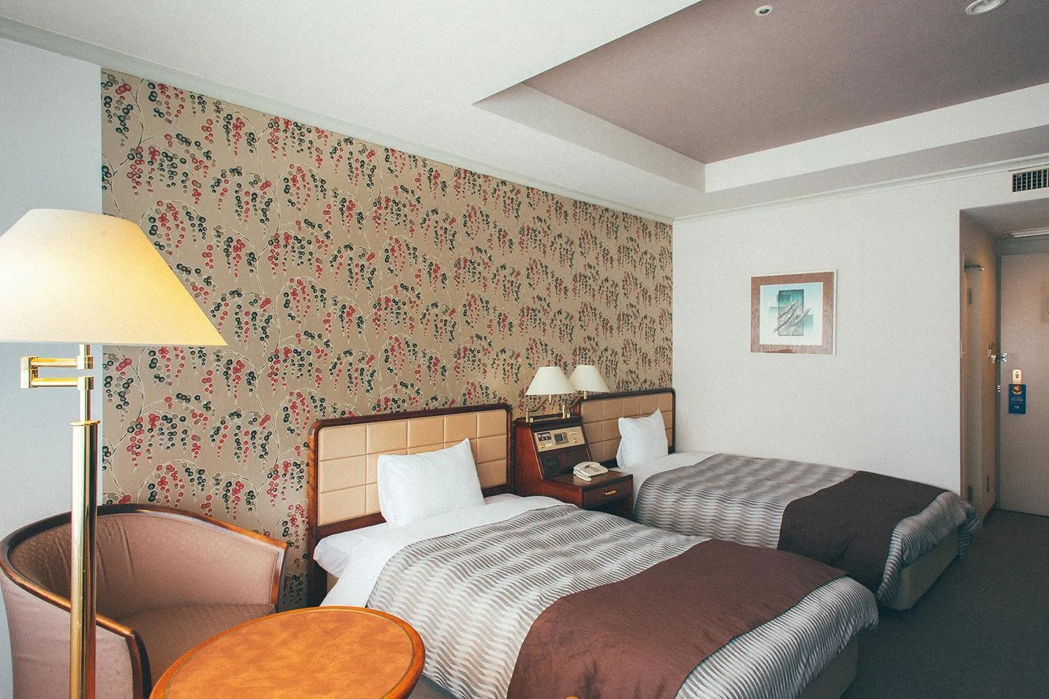 Bed in Kakegawa Grand Hotel