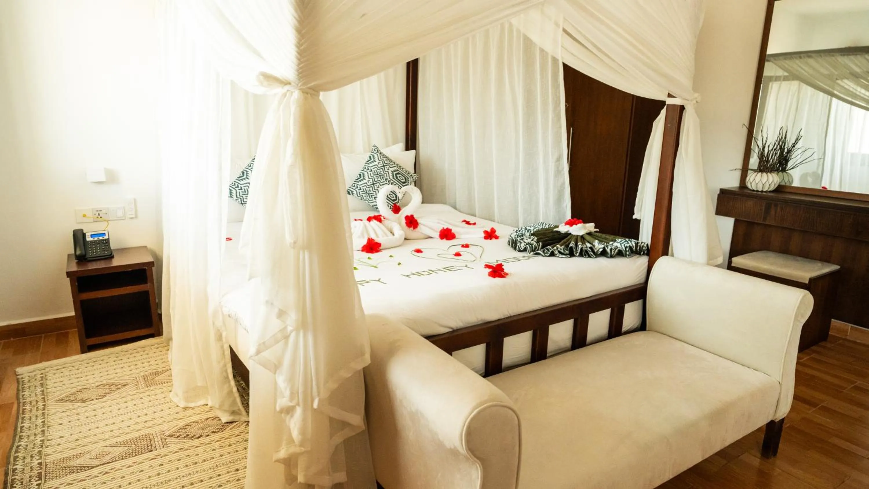 Bed in Dream of Zanzibar Resort & Spa - Premium All Inclusive