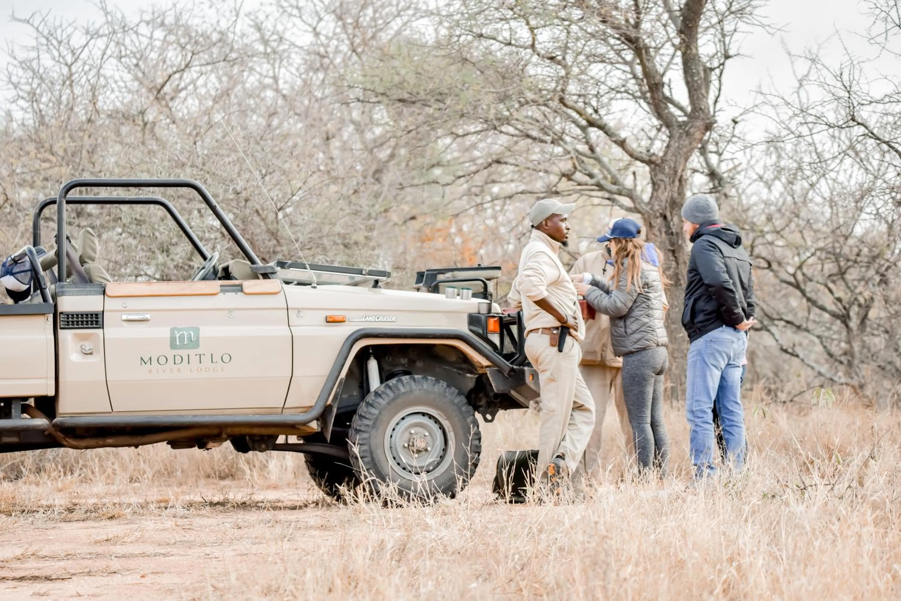 People in Moditlo River Lodge