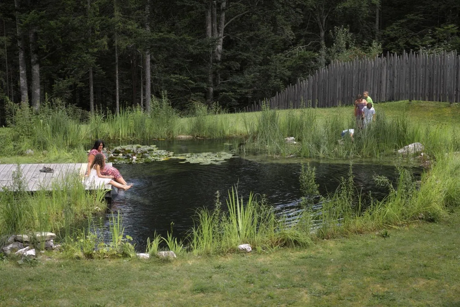 Hot Spring Bath in Hotel Chalet Giasenei