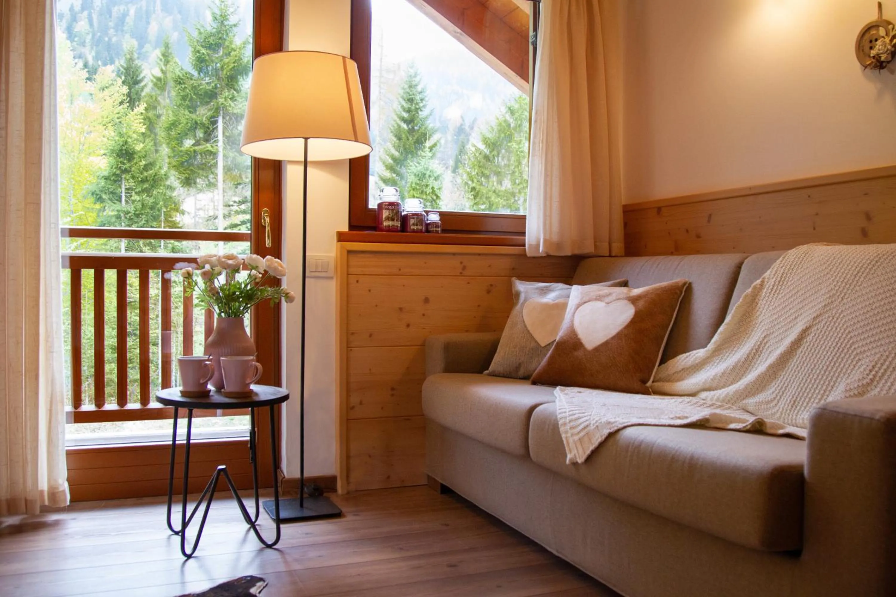 Living room in Hotel Chalet Giasenei