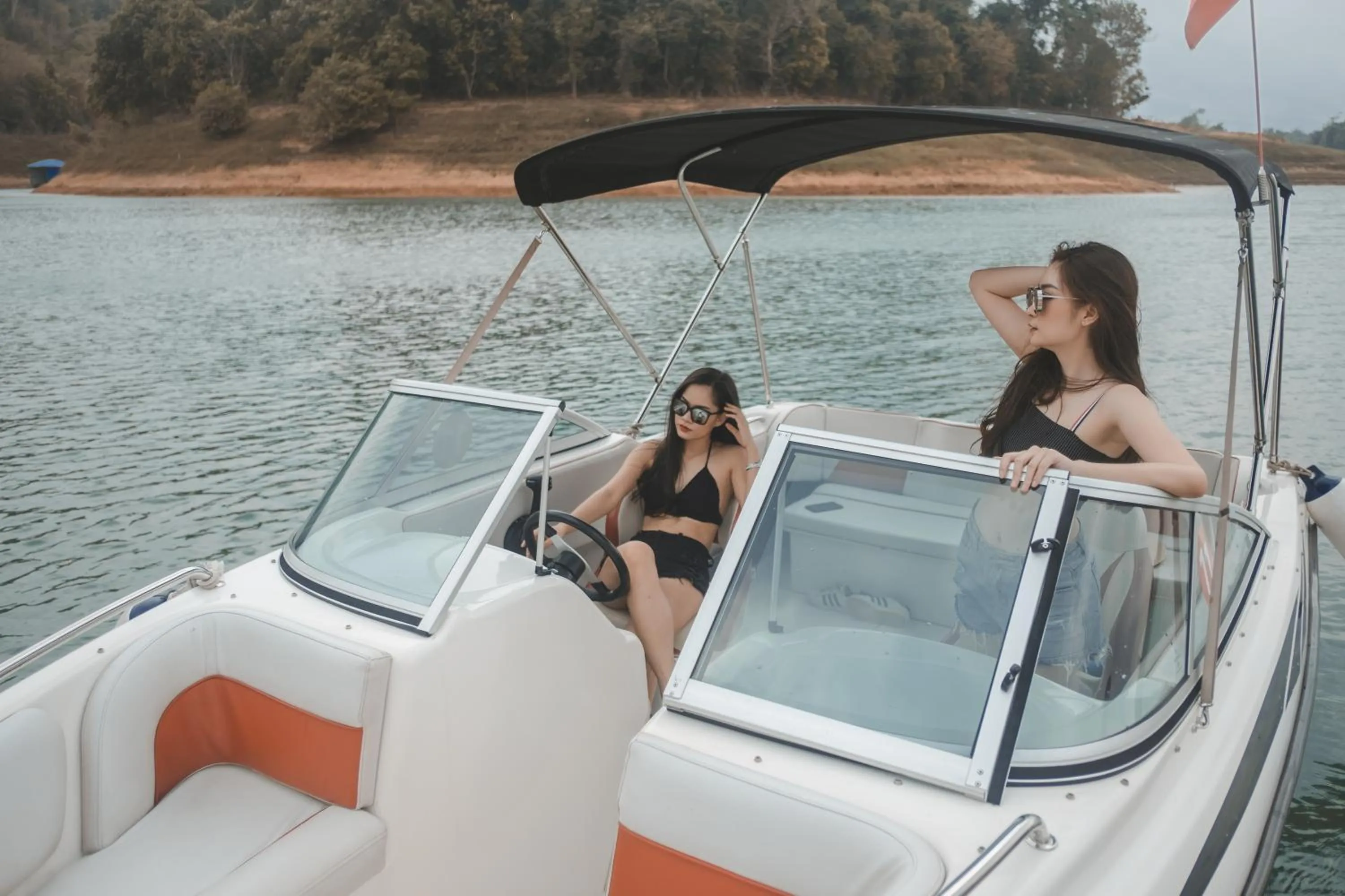 Aqua park in Dansavanh Namngum Resort