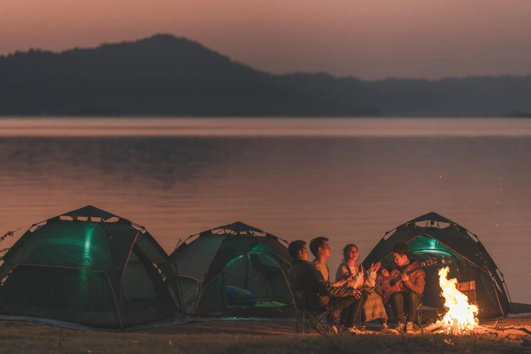 Natural landscape in Dansavanh Namngum Resort