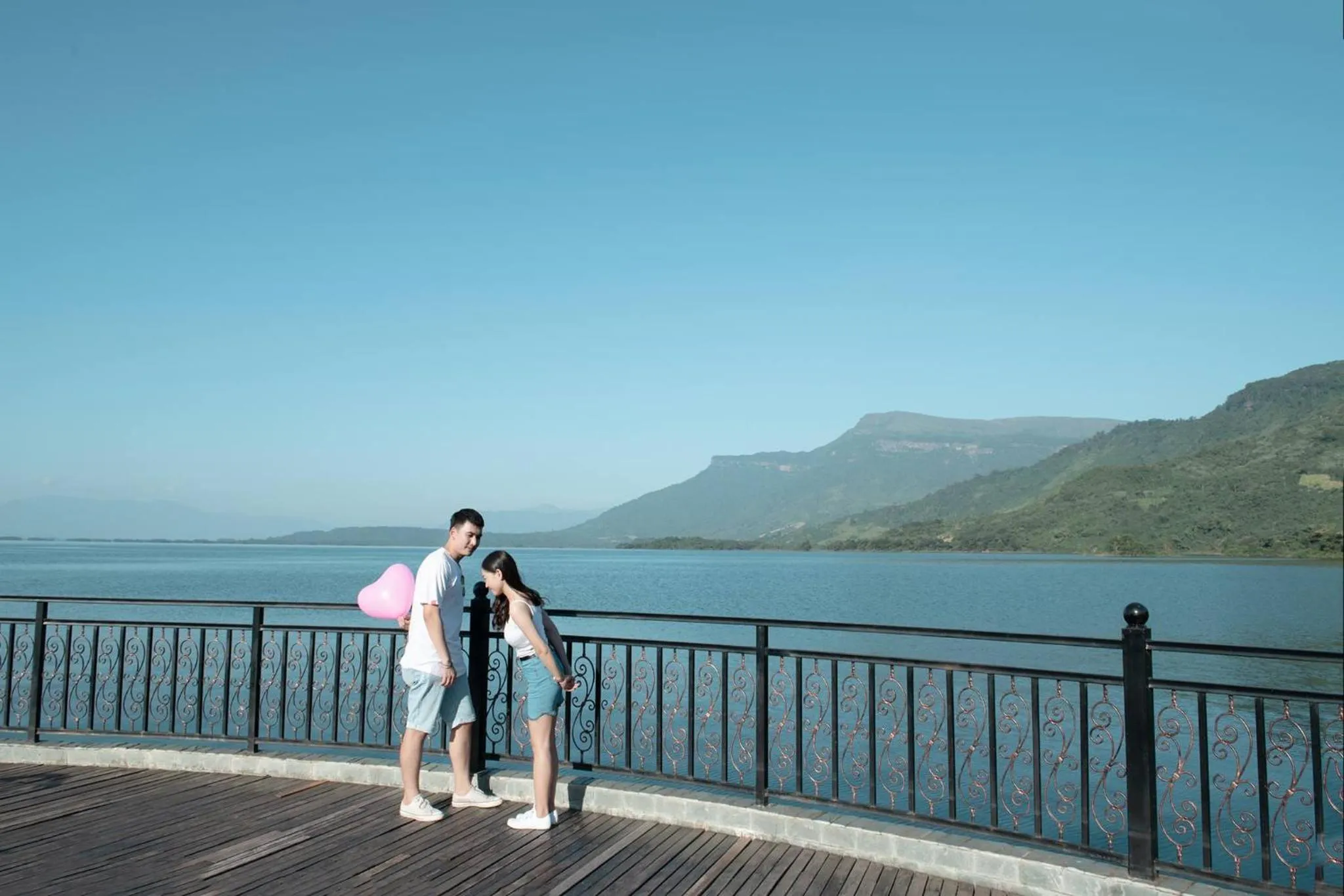 Aqua park in Dansavanh Namngum Resort