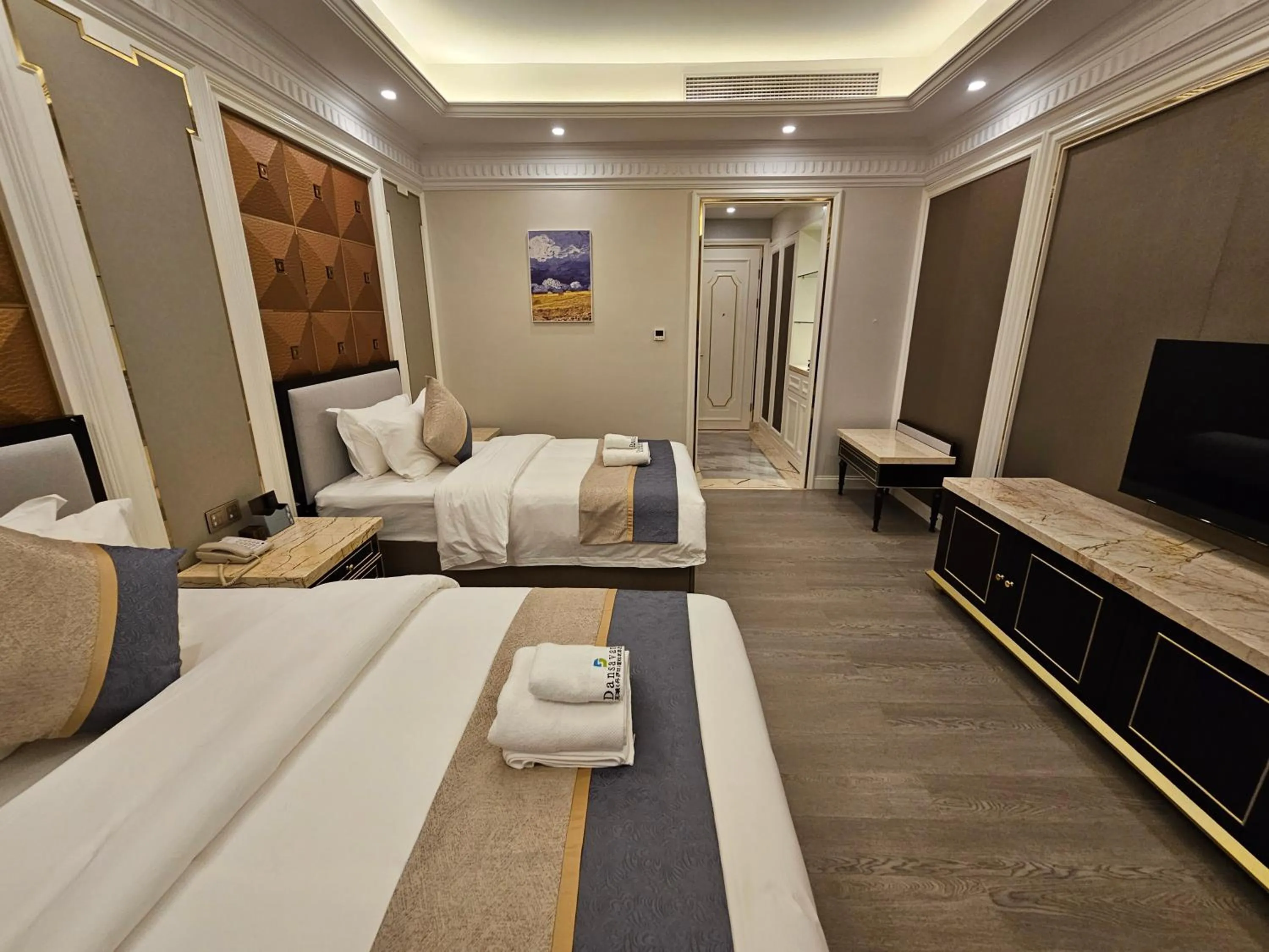 Bed in Dansavanh Namngum Resort