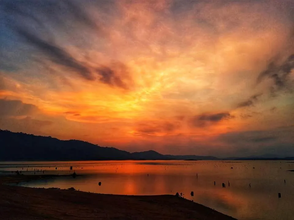 Lake view in Dansavanh Namngum Resort