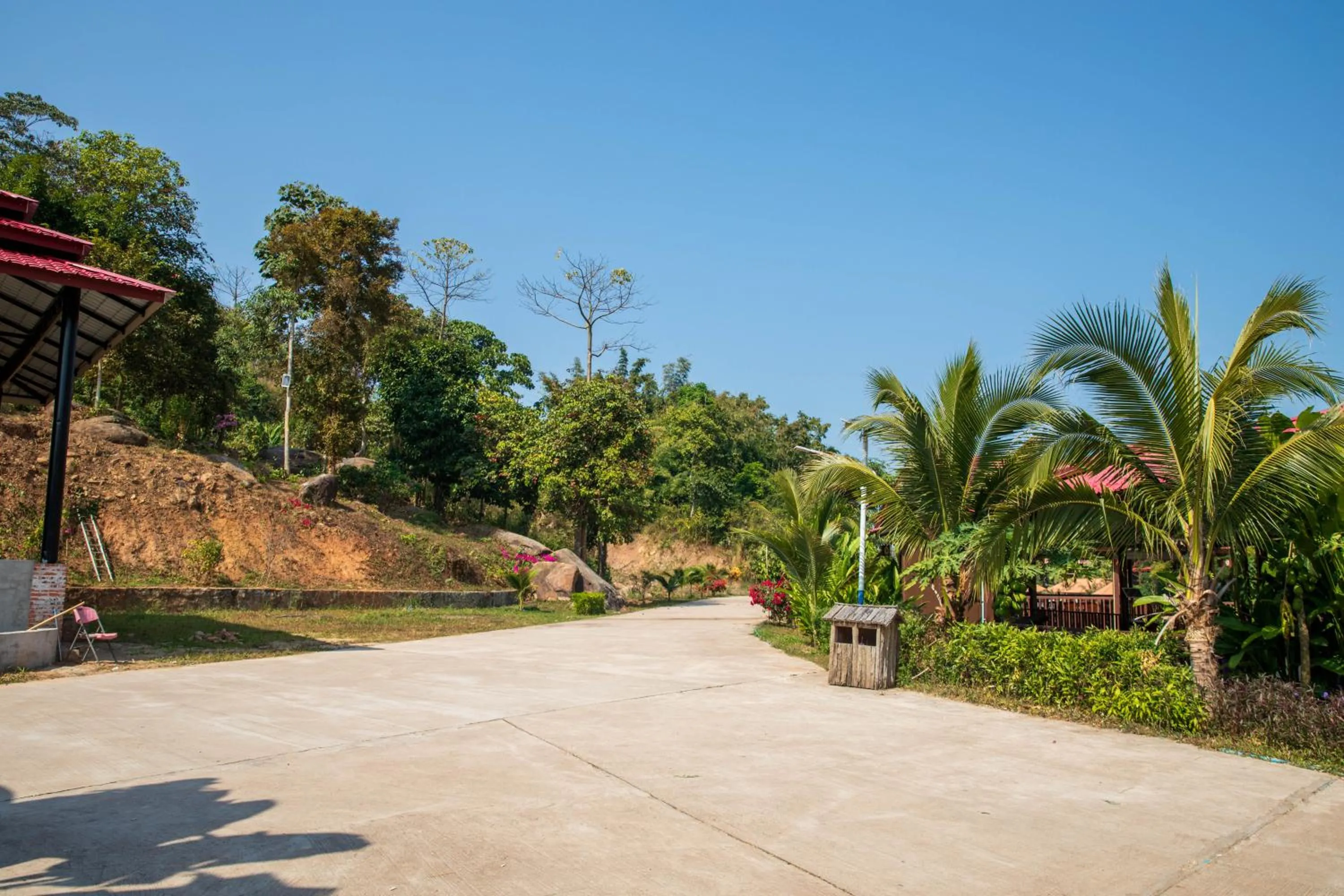 Natural landscape in Dansavanh Namngum Resort