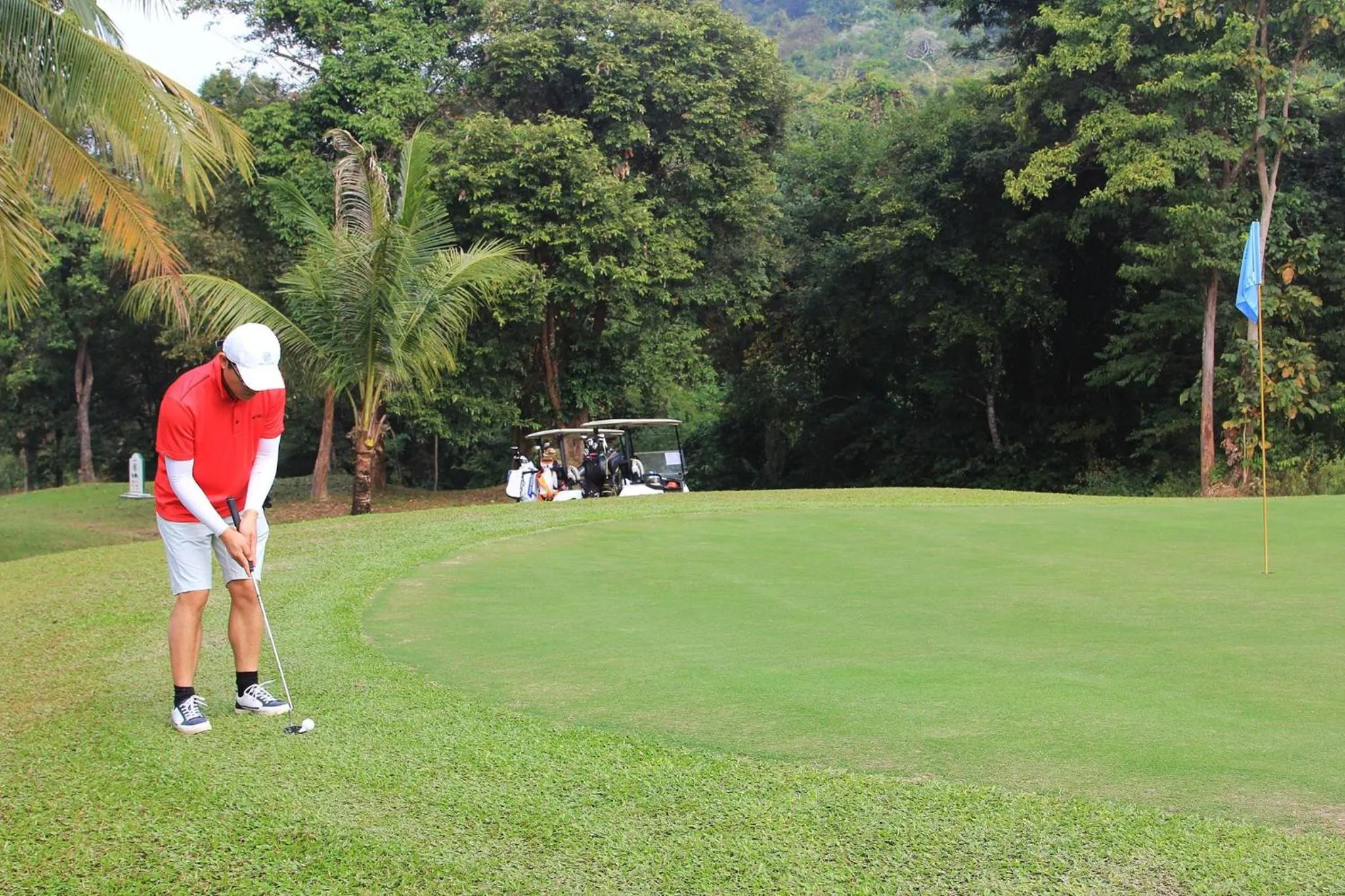 Golfcourse in Dansavanh Namngum Resort