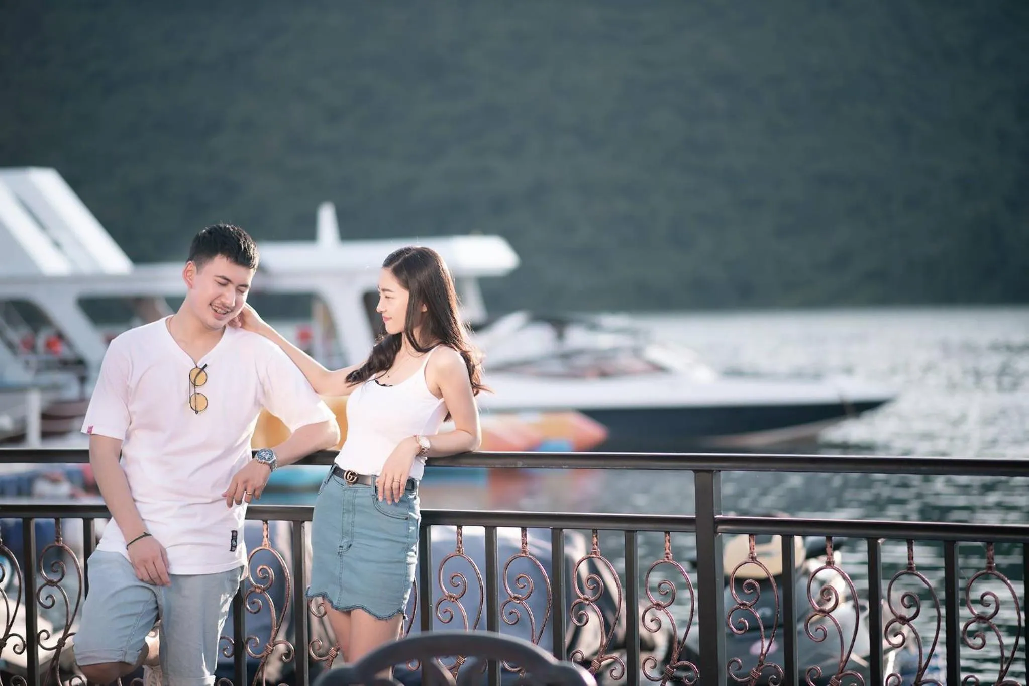 Aqua park in Dansavanh Namngum Resort