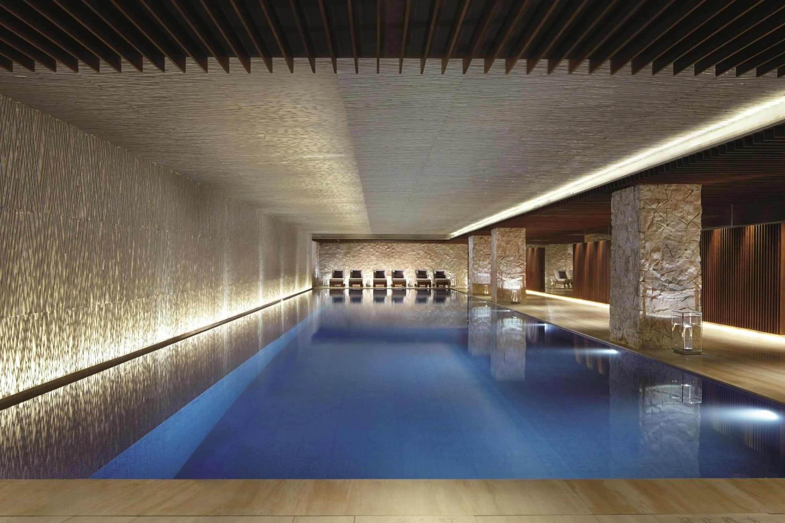 Swimming pool in The Ritz-Carlton, Tianjin