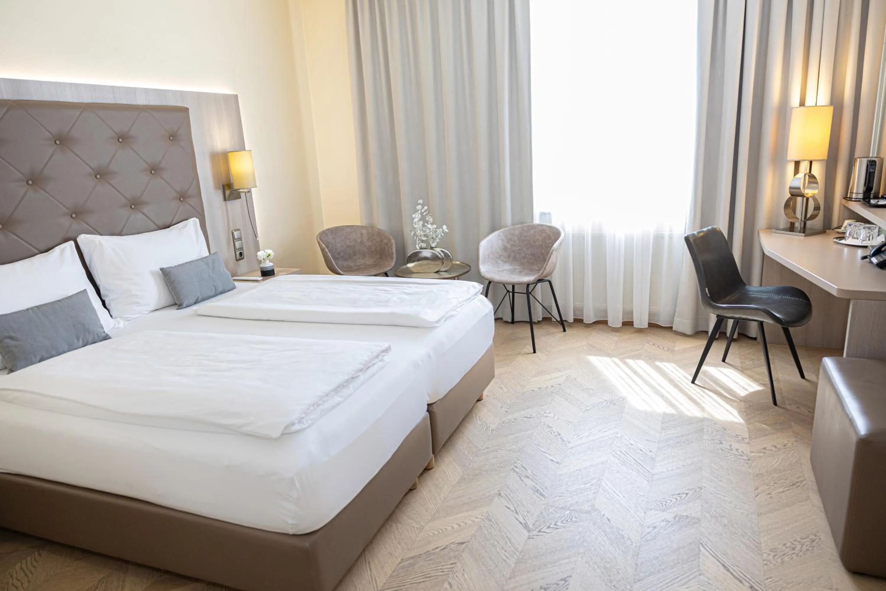 Photo of the whole room, Bed in Das Reinisch Hotel - near Vienna Airport