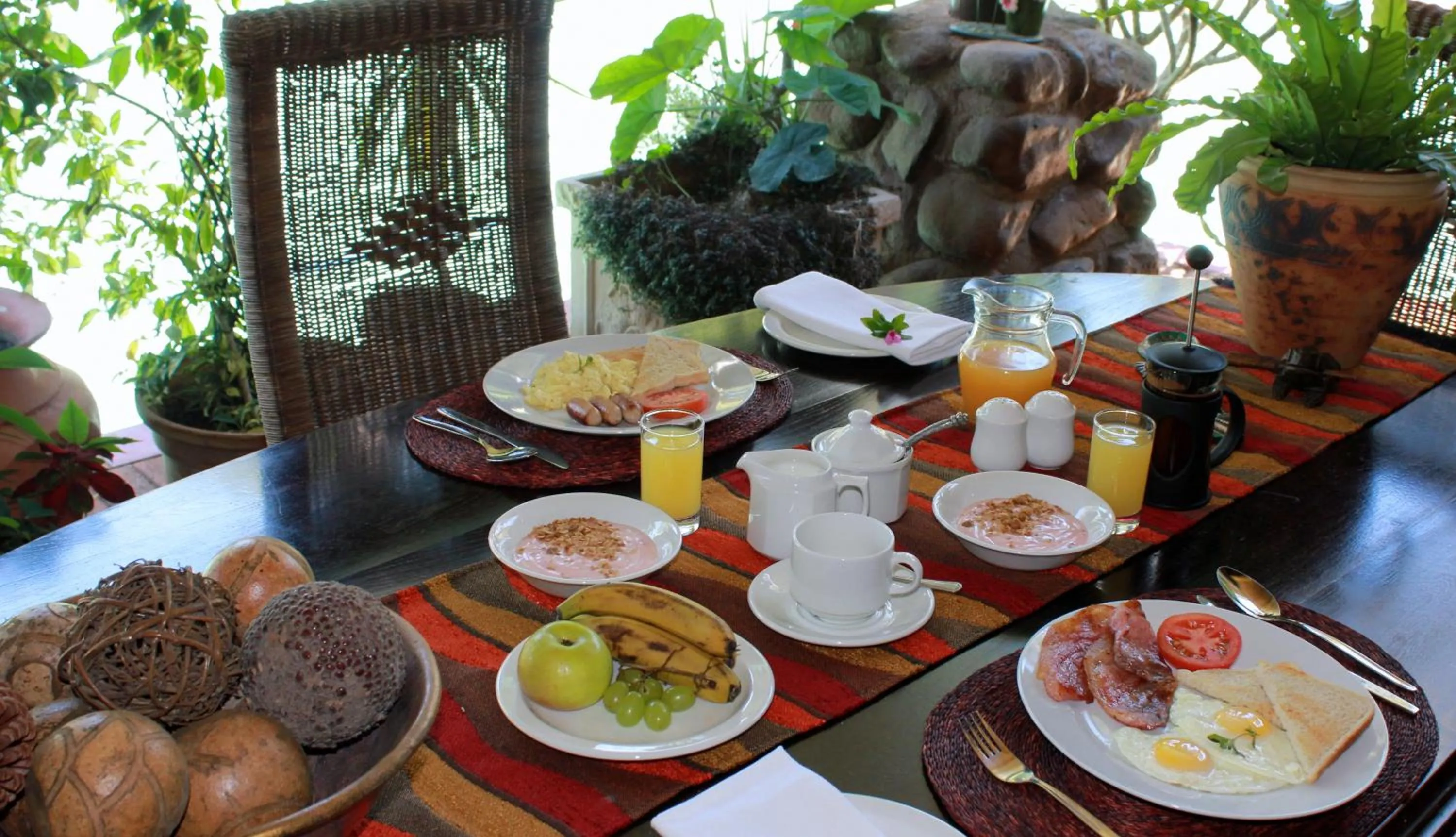 Breakfast in The Sabie Town House Guest Lodge
