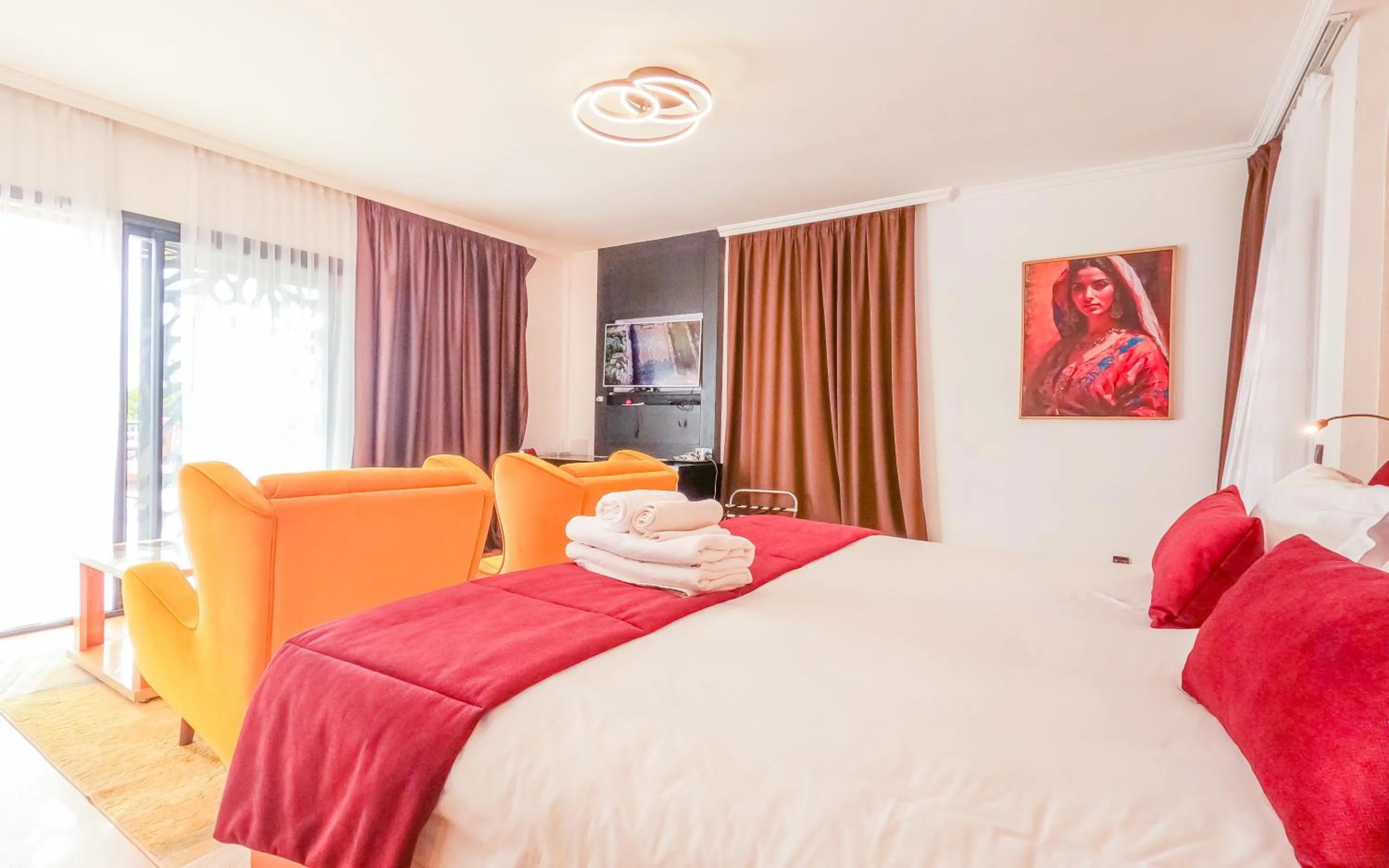 Bedroom, Bed in Ourika Camp Suites Hotel & Resort