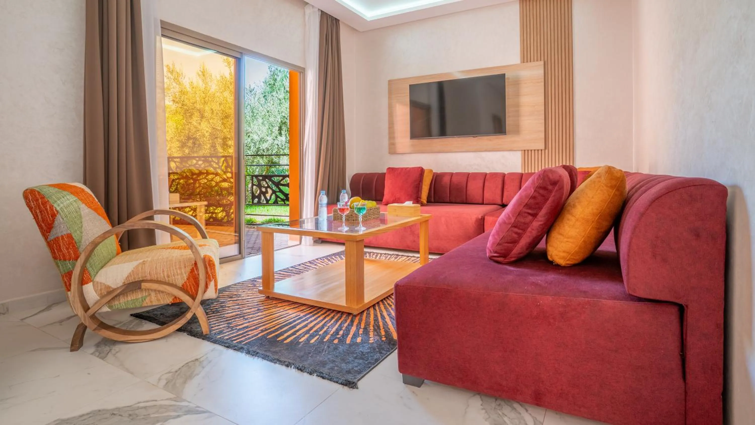 Living room in Ourika Camp Suites Hotel & Resort