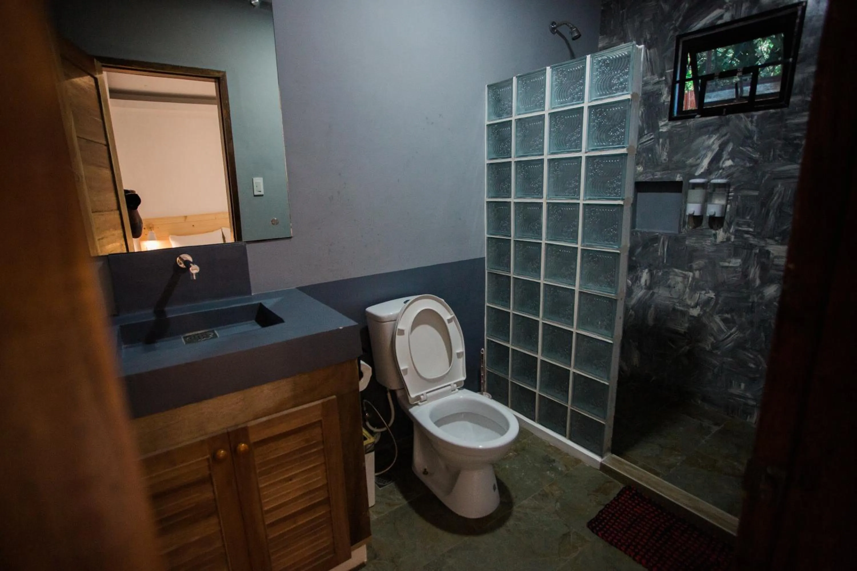 Shower in Hidden Lagoon Resort