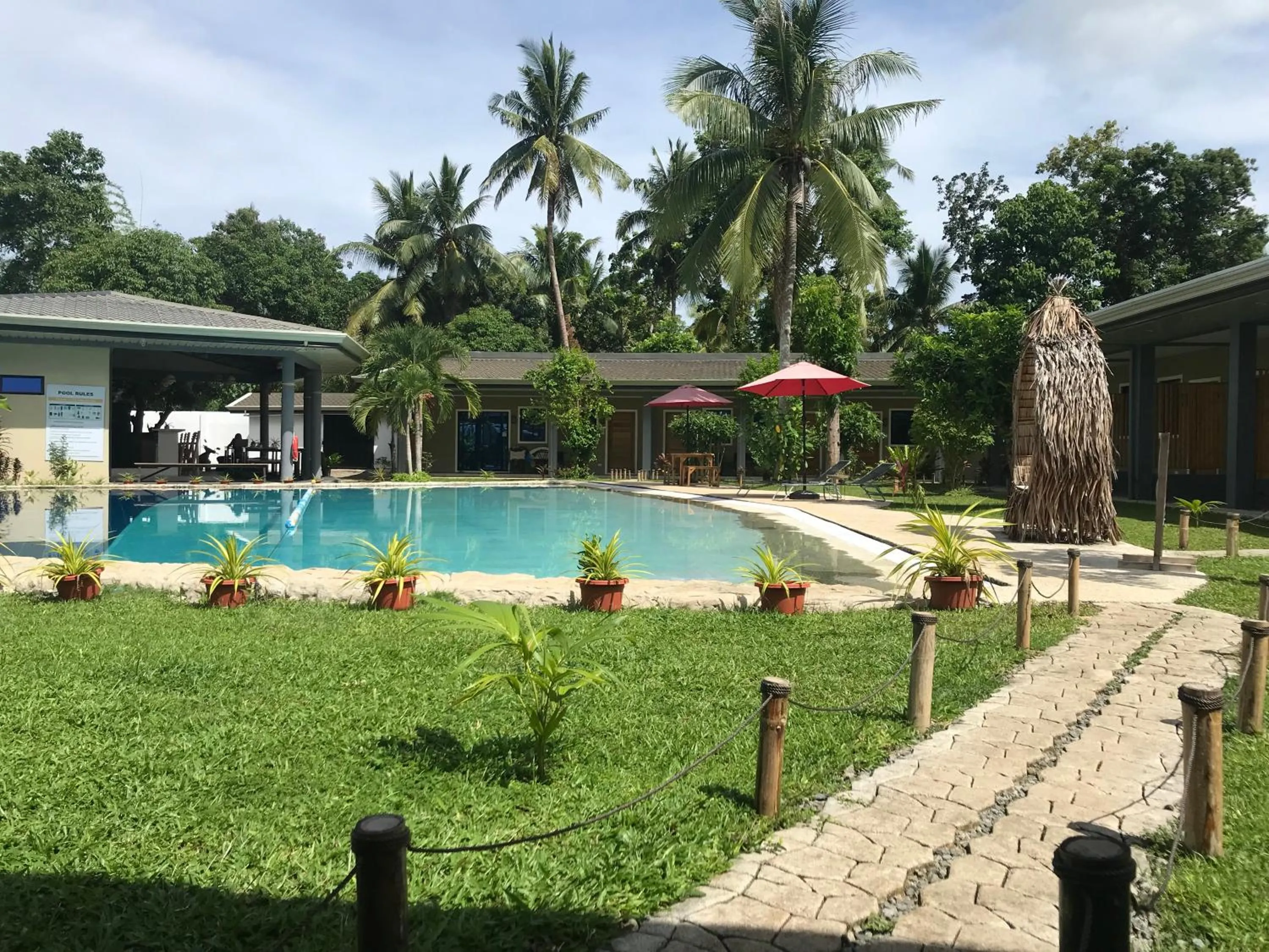 Garden in Hidden Lagoon Resort