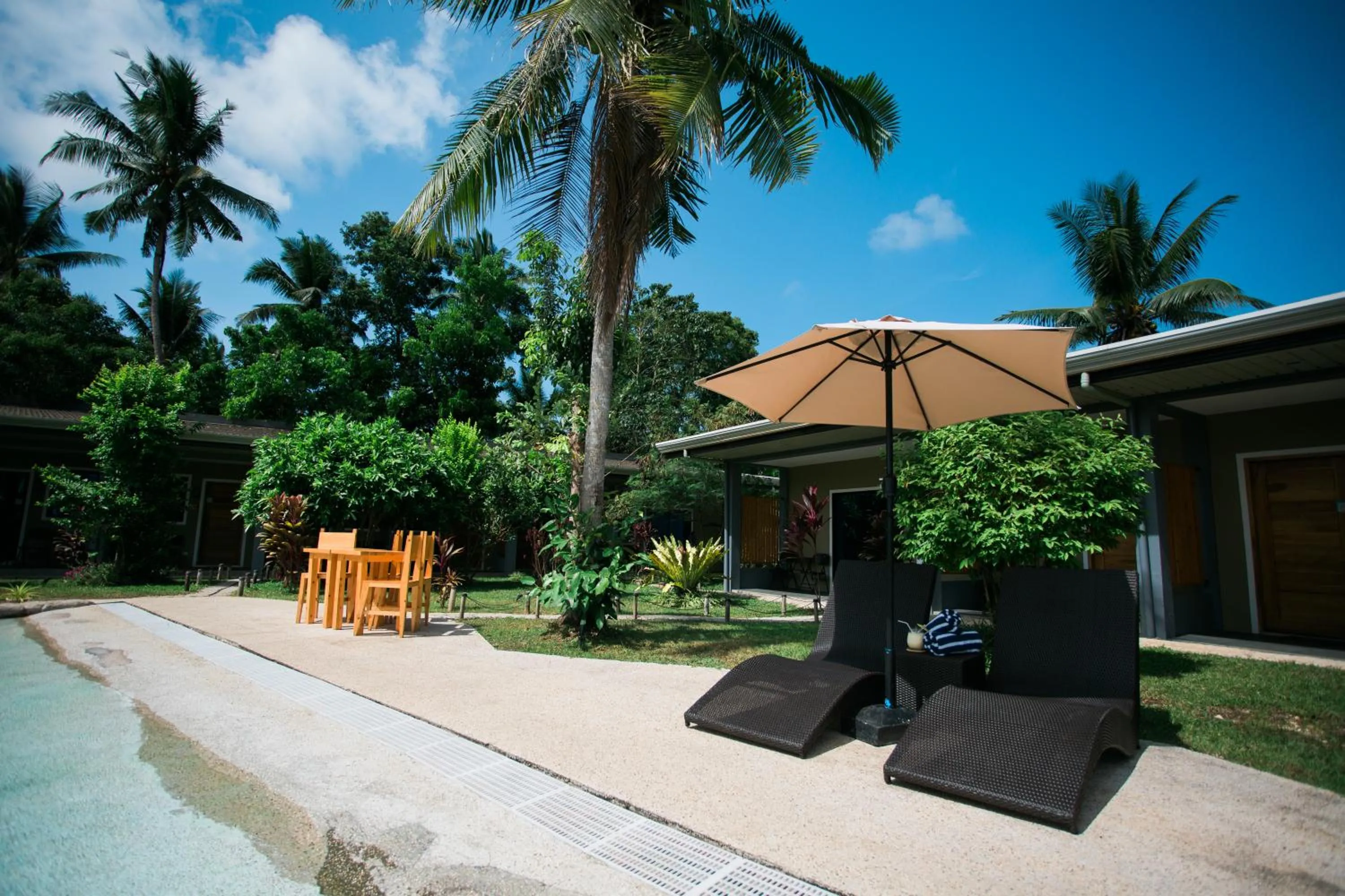 Property building in Hidden Lagoon Resort