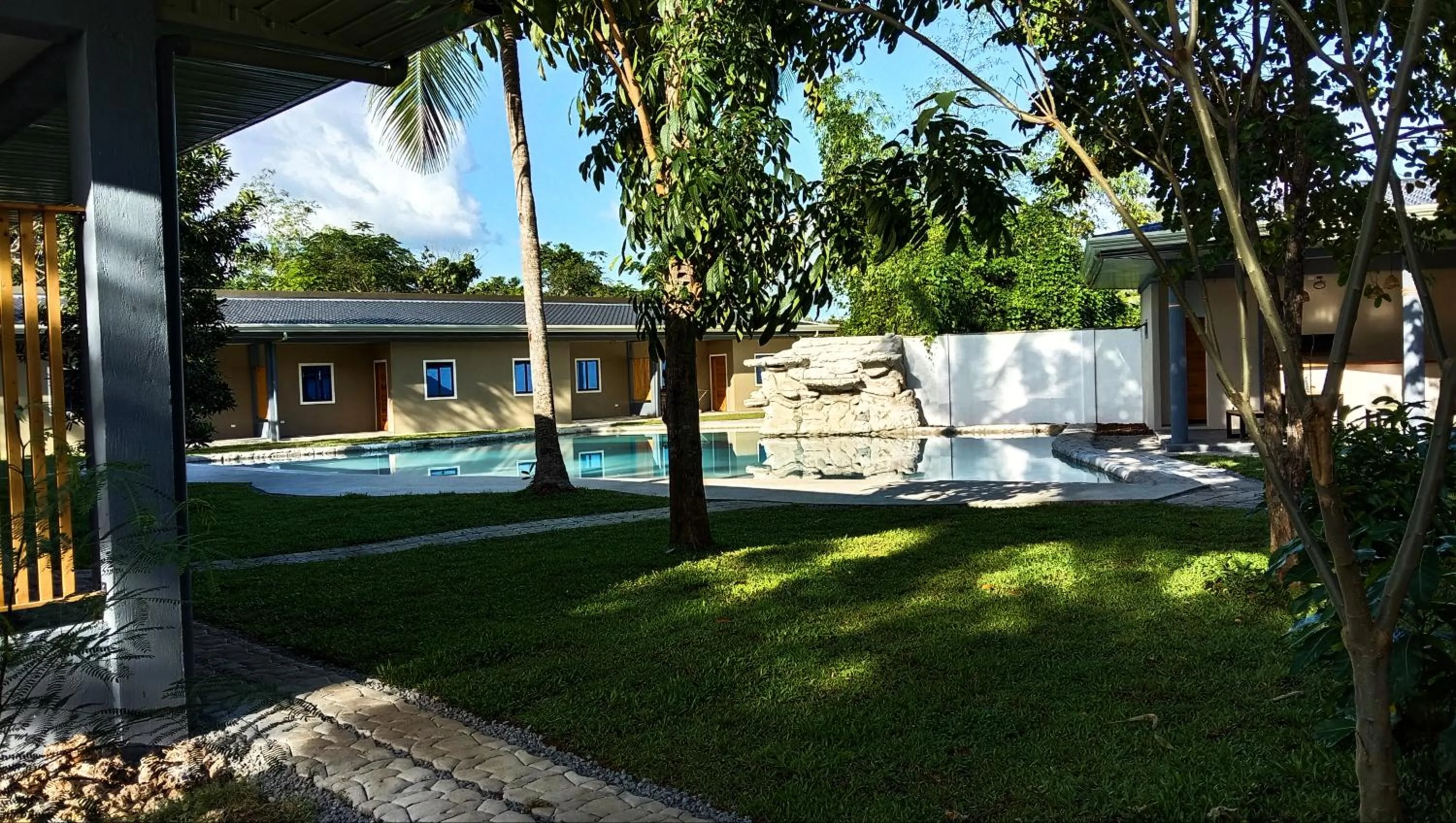 Garden in Hidden Lagoon Resort