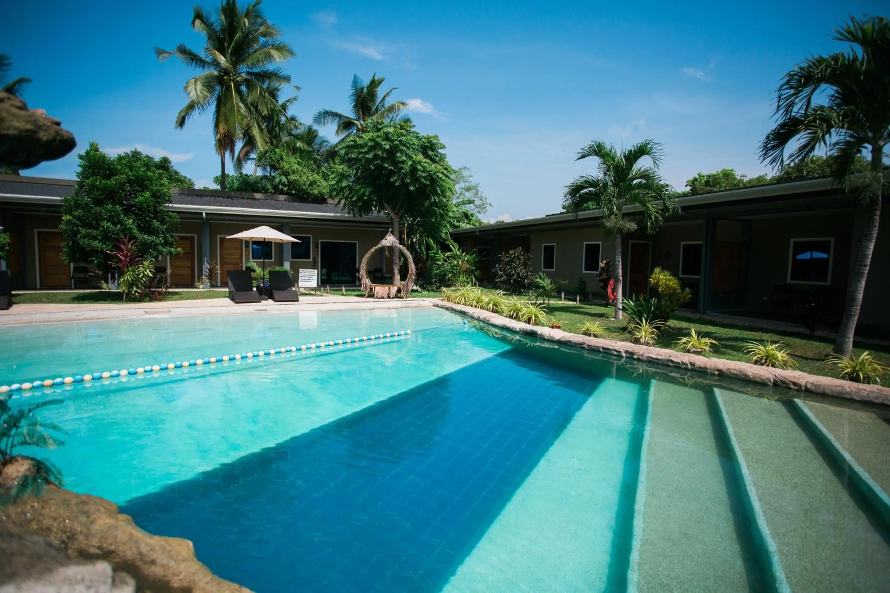 Garden view in Hidden Lagoon Resort