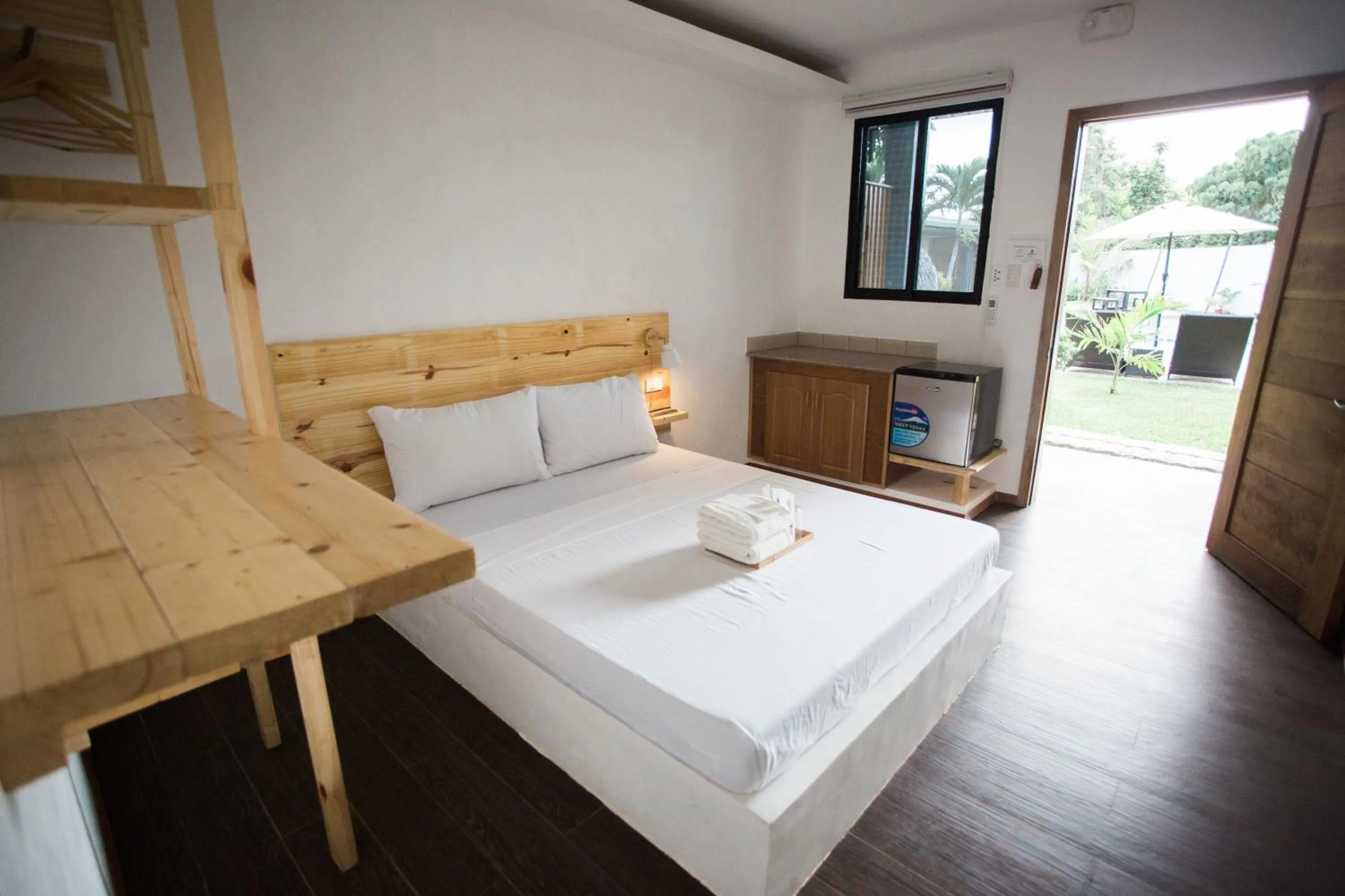 Bed in Hidden Lagoon Resort