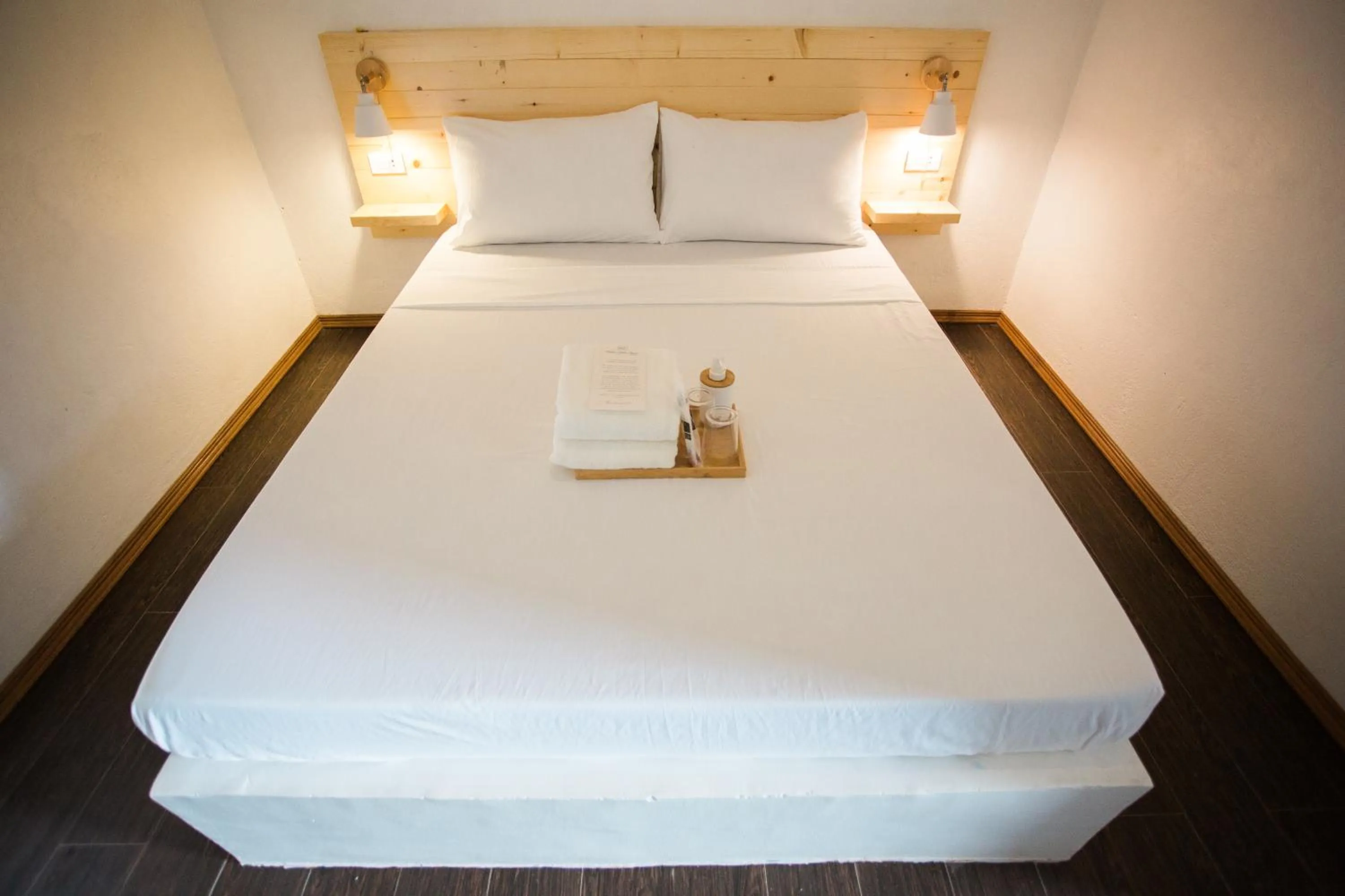 Bed in Hidden Lagoon Resort