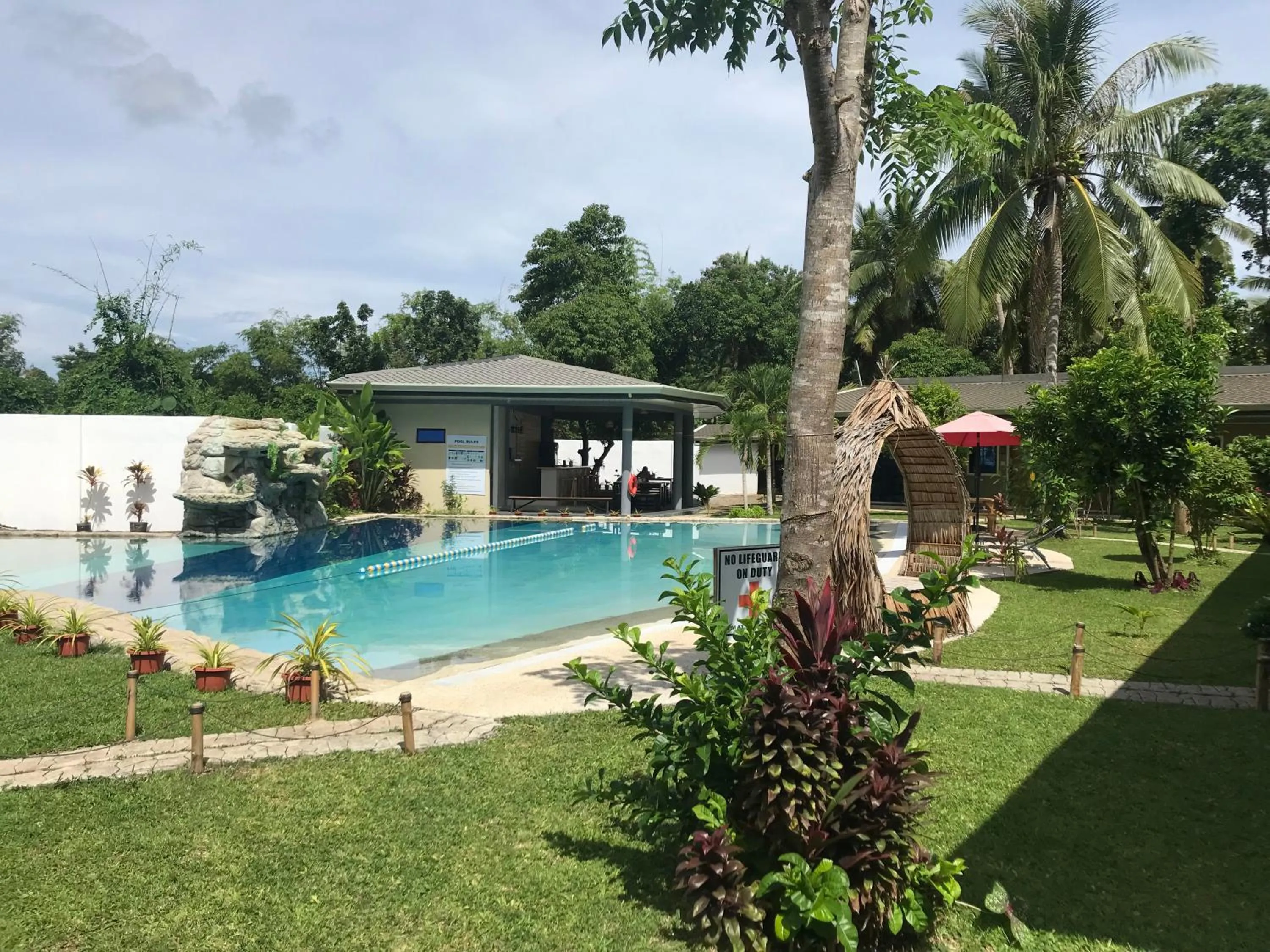 Garden in Hidden Lagoon Resort